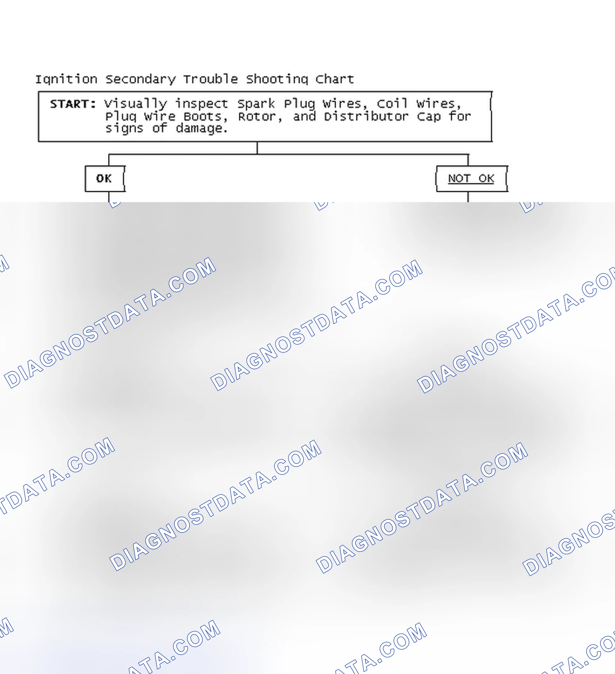 Scheme 1: Ignition Secondary Trouble Shooting Chart