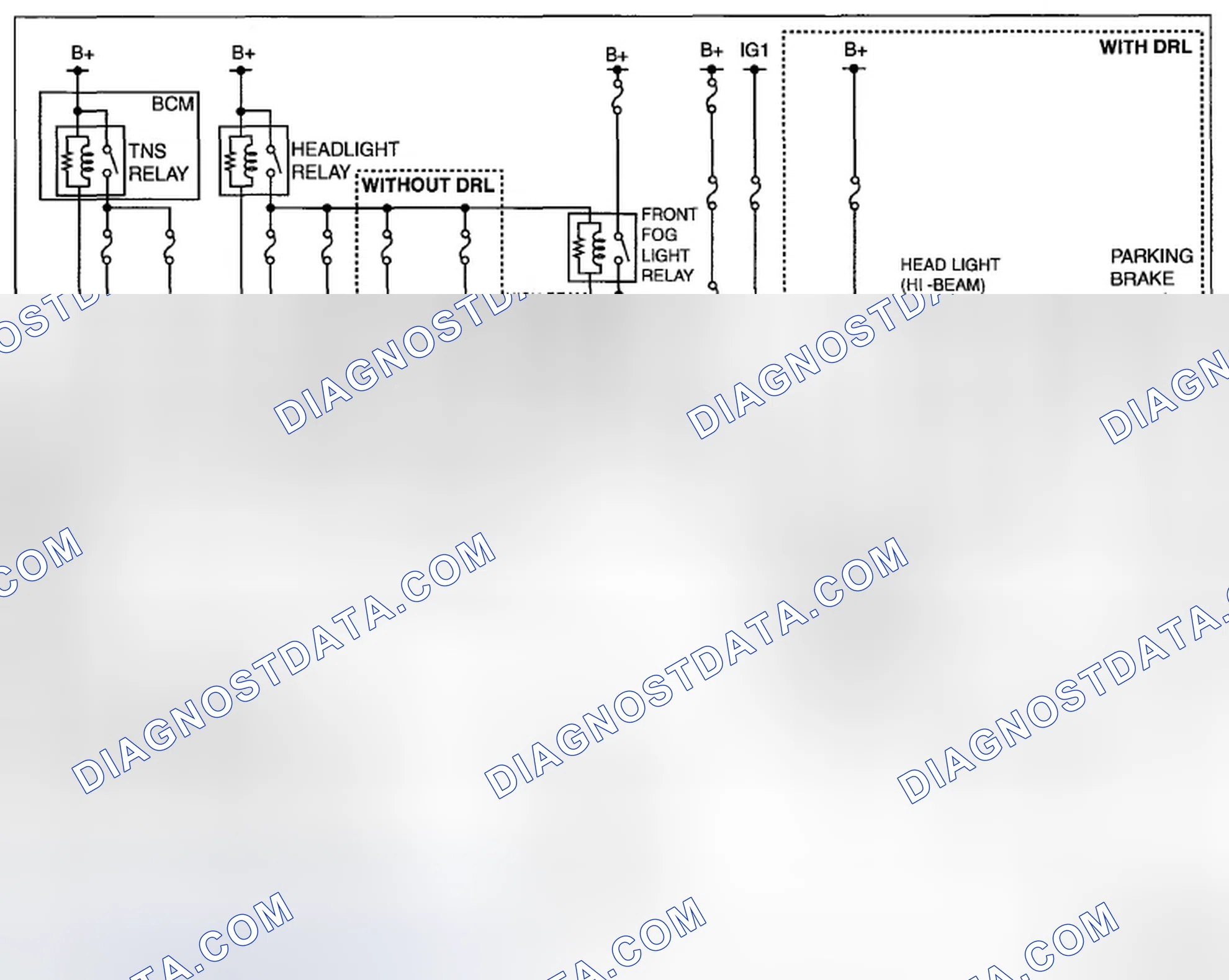 Scheme 61: AUTO LIGHT-OFF SYSTEM WIRING DIAGRAM