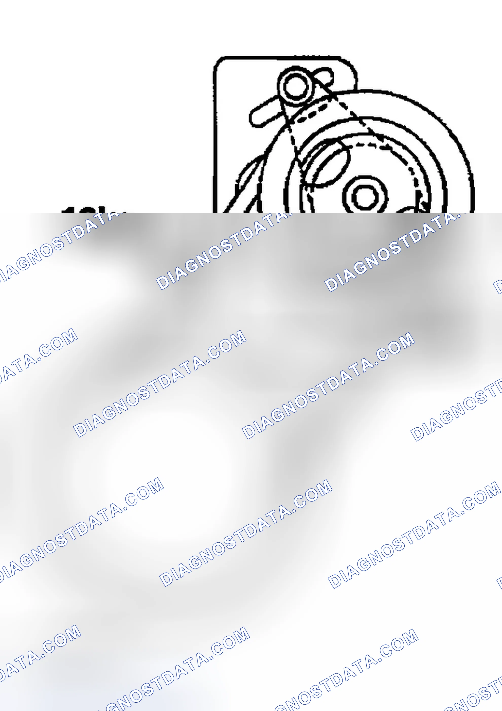 Scheme 30: CHECKING POWER STEERING BELT TENSION