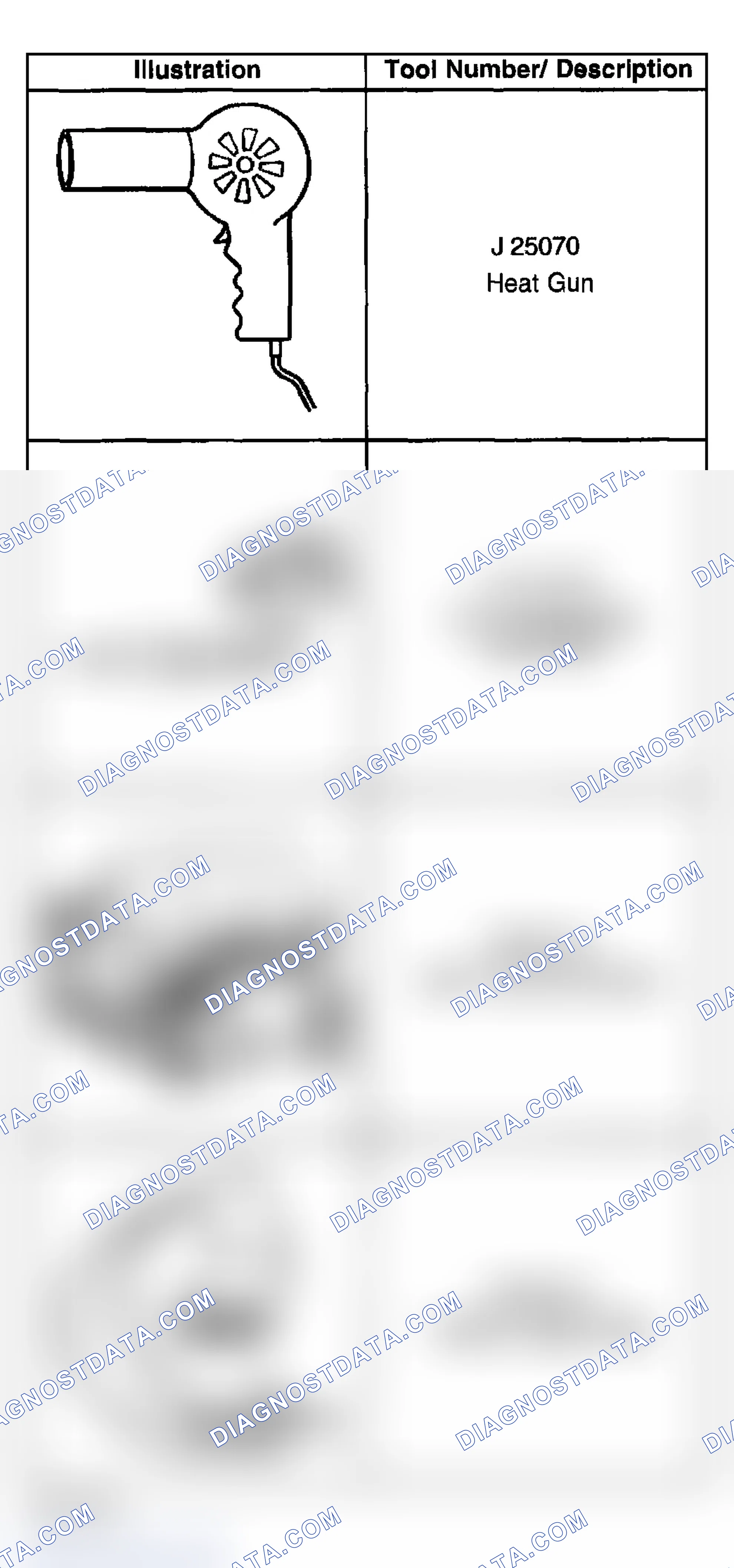 Scheme 144: Special Tools and Equipment