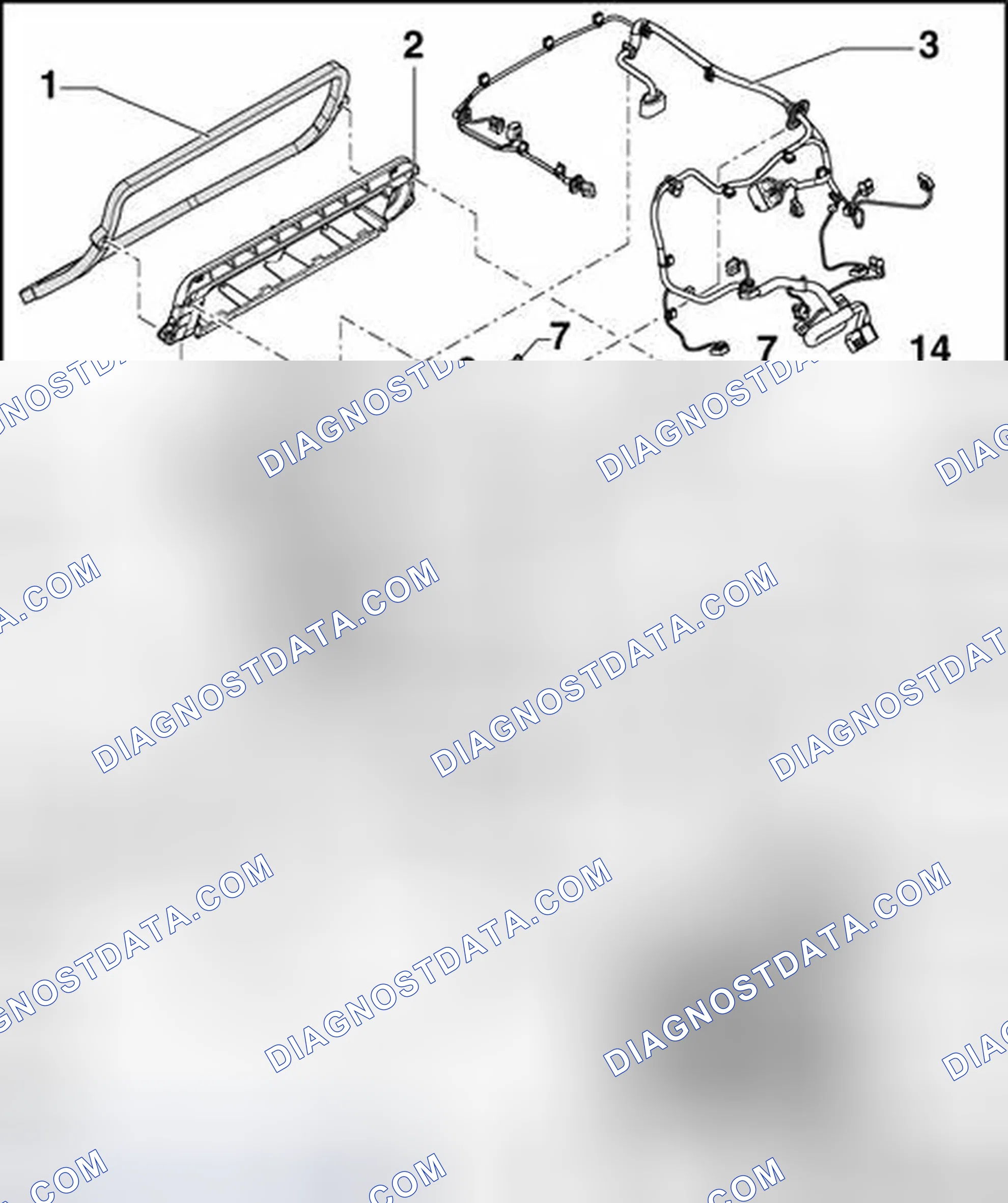 Scheme 189: Bottom section of housing and air distributor housing, disassembly and reassembly