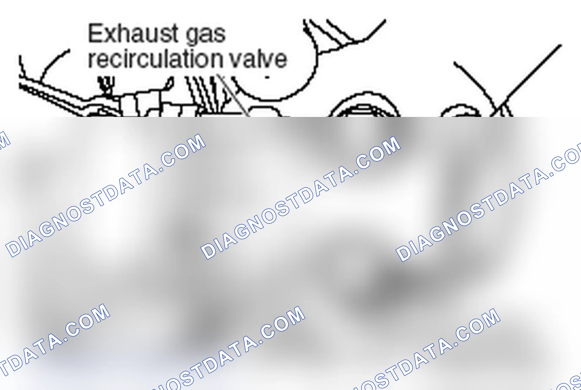 Scheme 370: >> C << EGR VALVE GASKET INSTALLATION