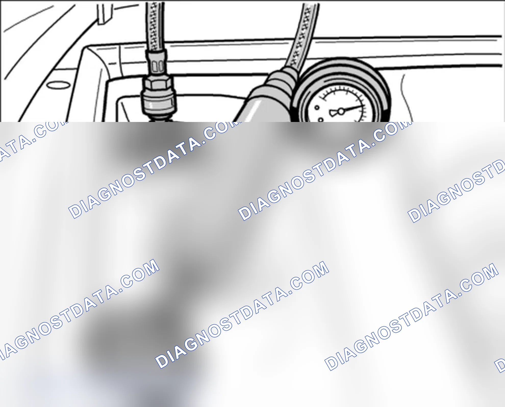 Scheme 15: Checking the cooling system for leaks