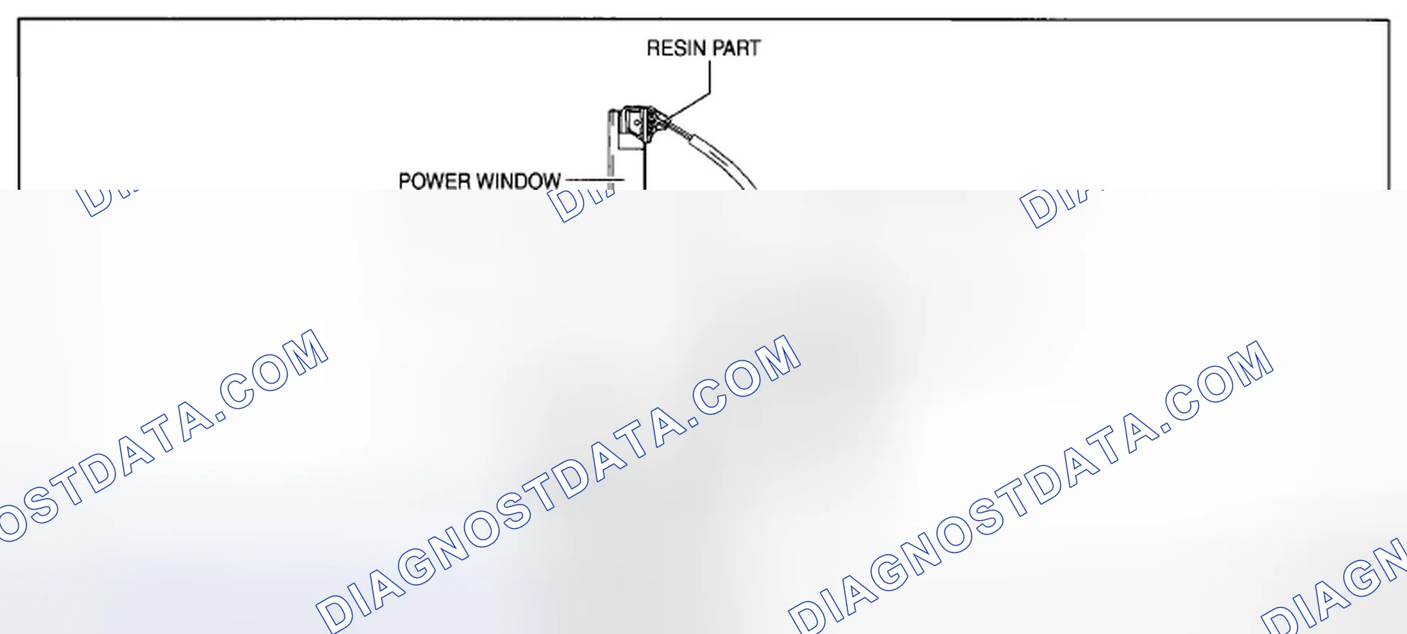 Scheme 119: Identifying Power Window Regulator, Motor, Carrier Plate And Resin Part