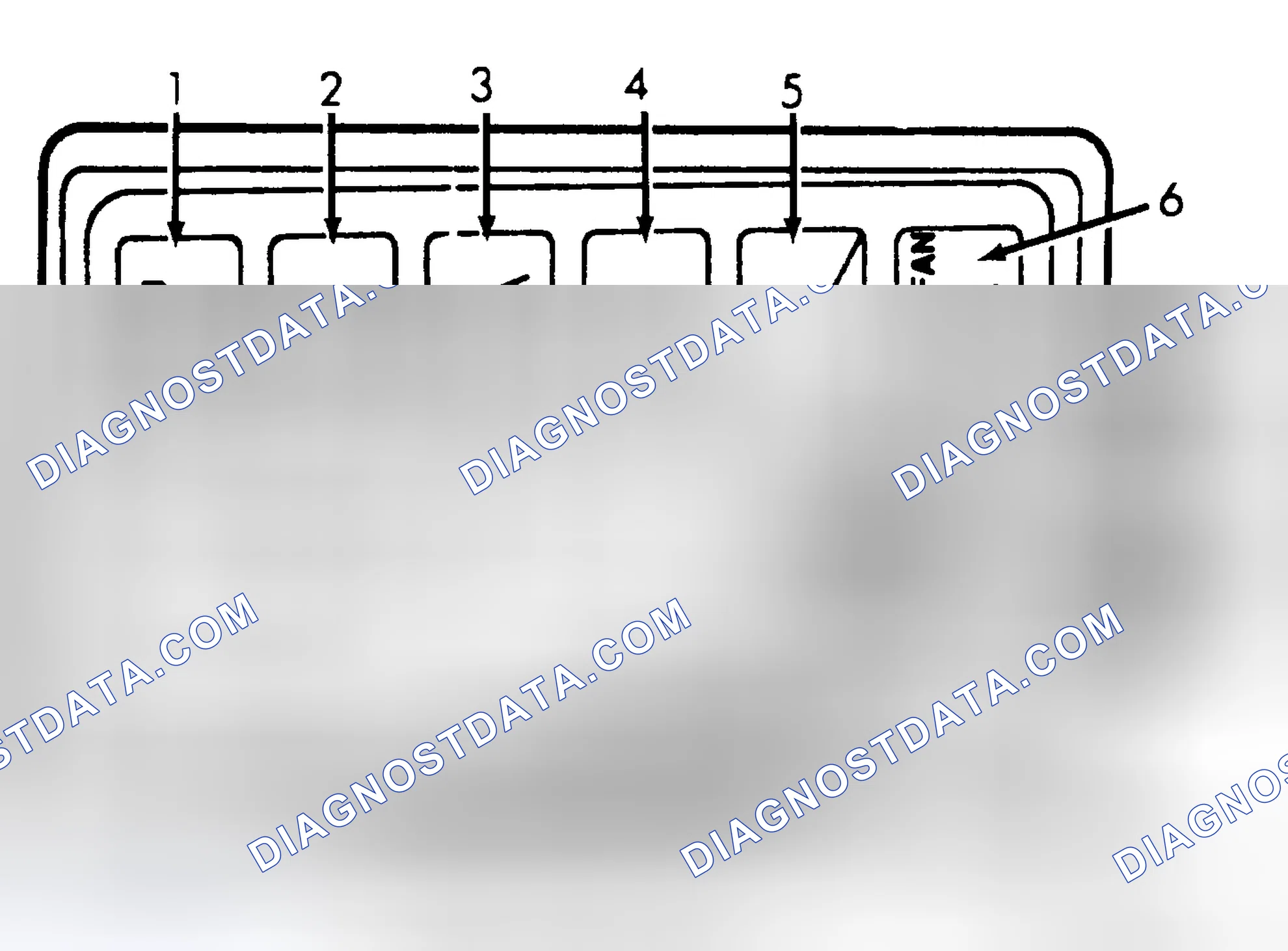 Scheme 2: UNDERHOOD MAIN FUSE PANEL IDENTIFICATION (1.9L ENGINE)