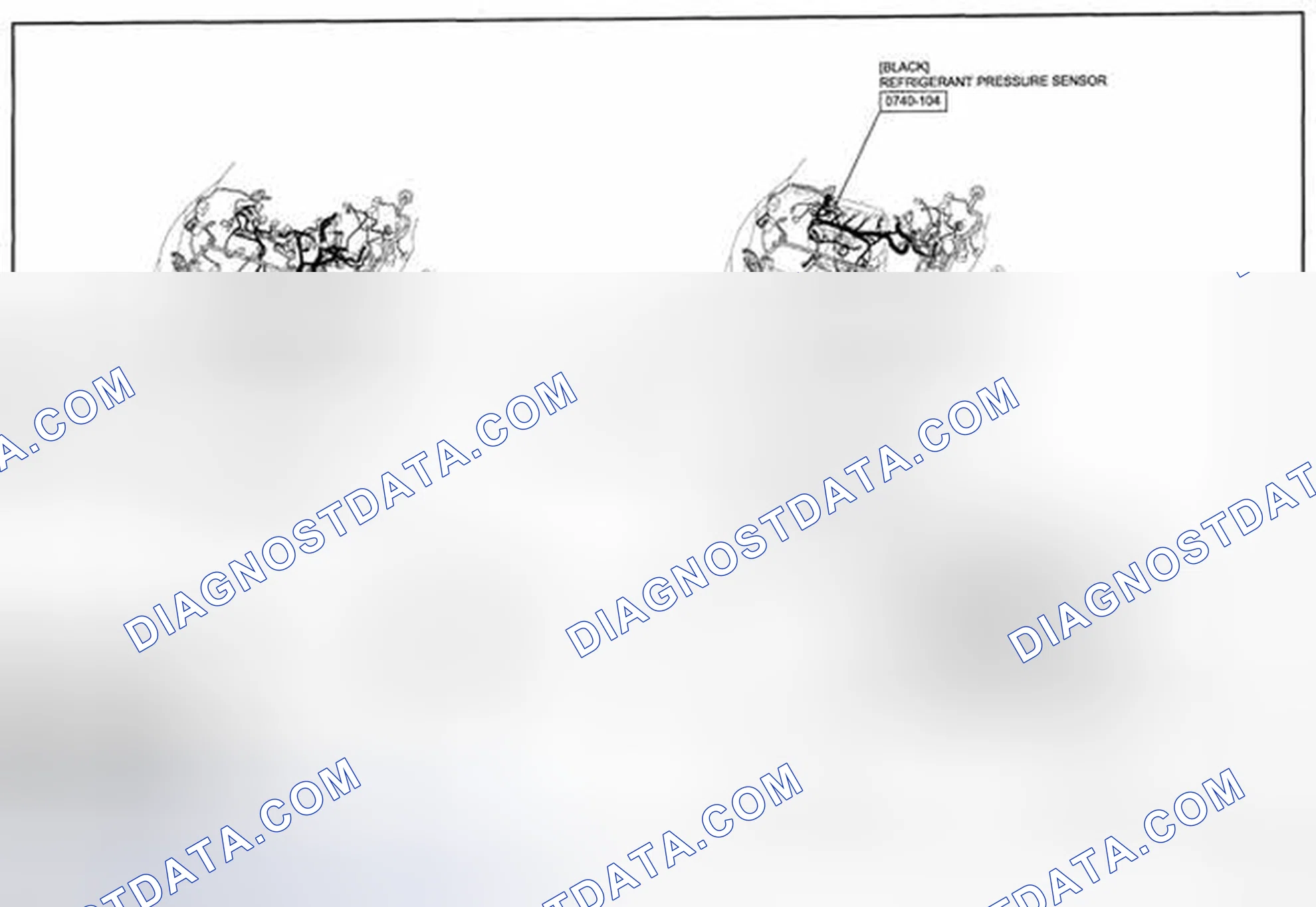 Scheme 209: Heater And Air Conditioner System (Manual A/C) Wiring Diagram - 0740-1c (2 Of 2)