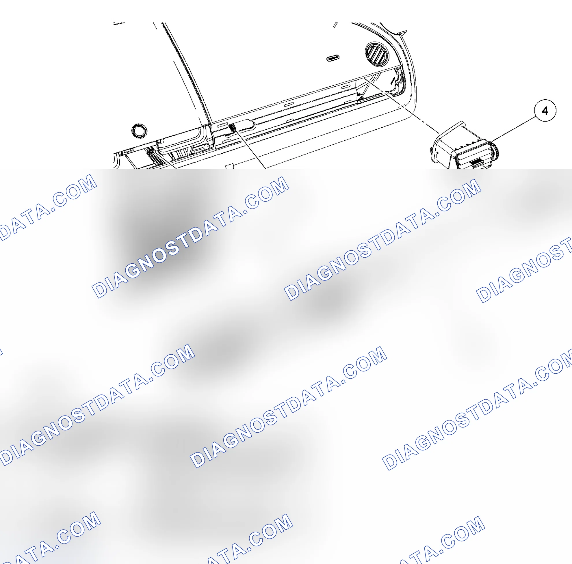 Scheme 224: Register - Passenger Side, Five Hundred/Montego