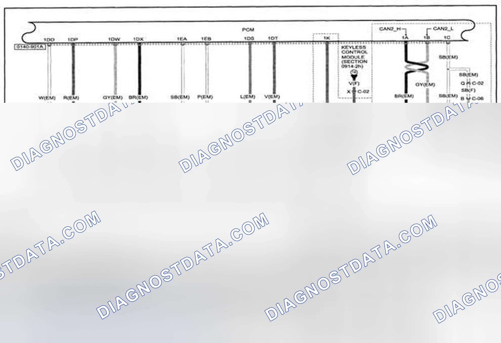 Scheme 176: Control System (SKYACTIV-G 2.0) Wiring Diagram - 0140-9i (1 Of 2)