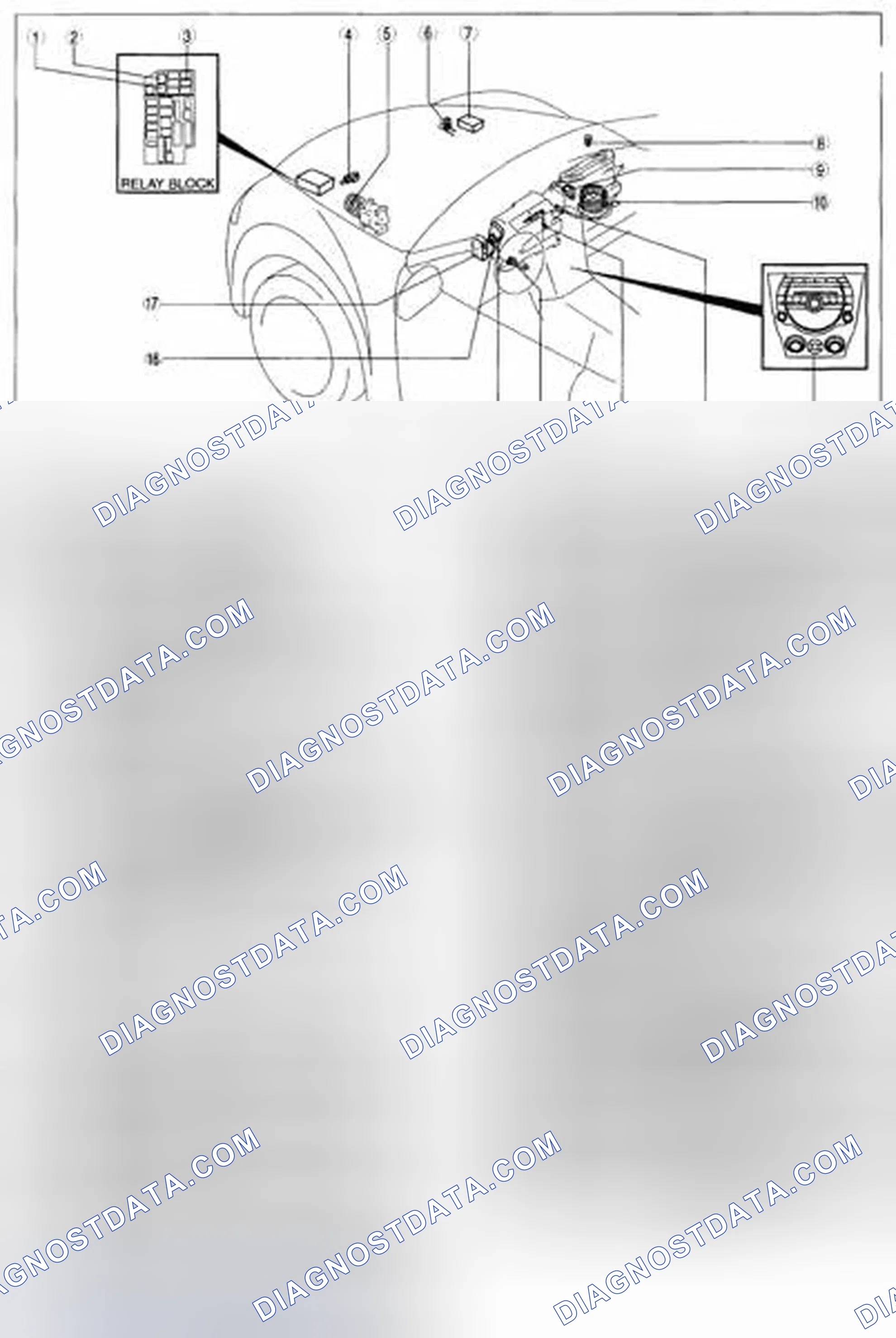 Scheme 13: HVAC CONTROL SYSTEM LOCATION INDEX [FULL-AUTO AIR CONDITIONER]