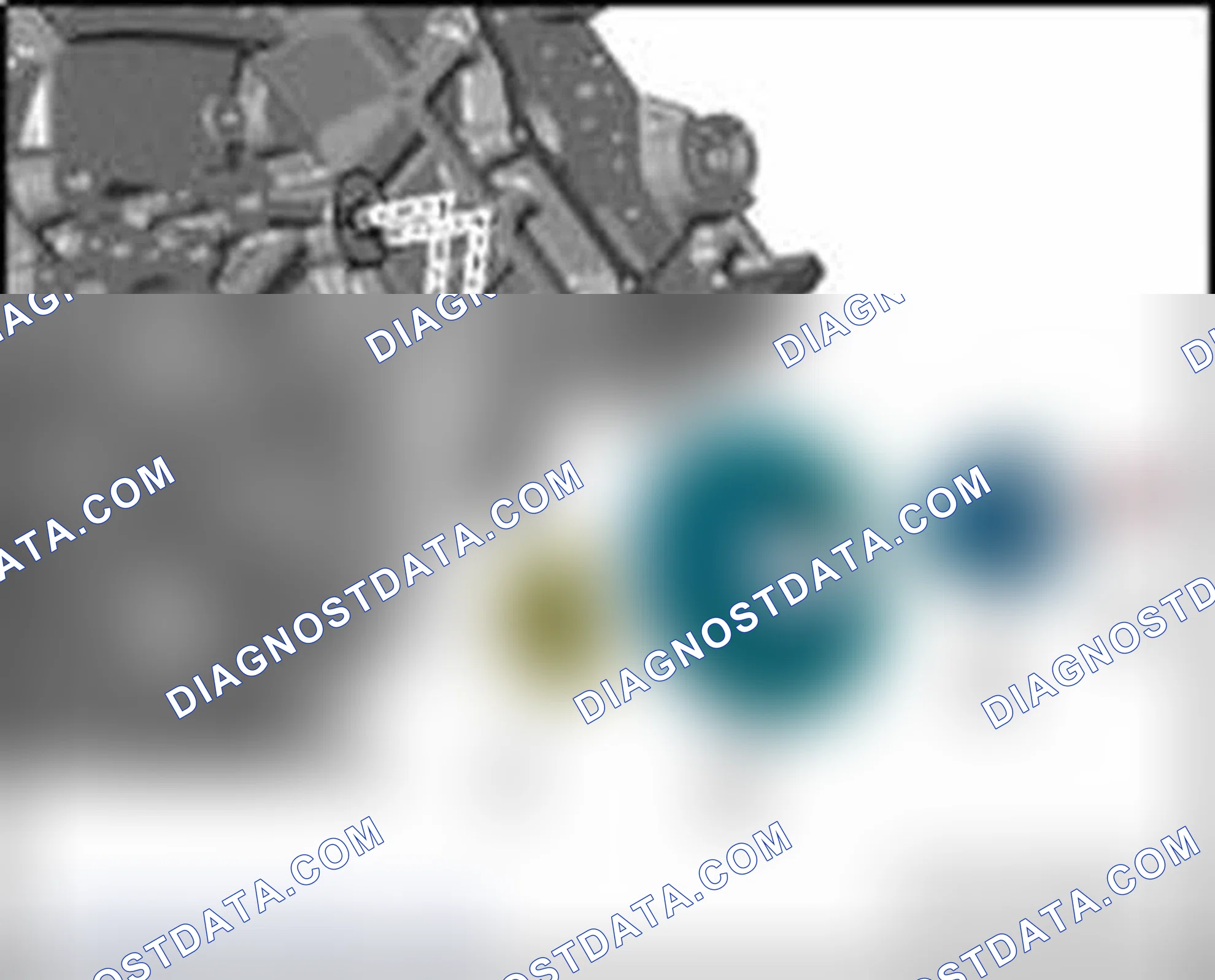 Scheme 154: Location of mounting pins for camshaft timing chain drive sprocket