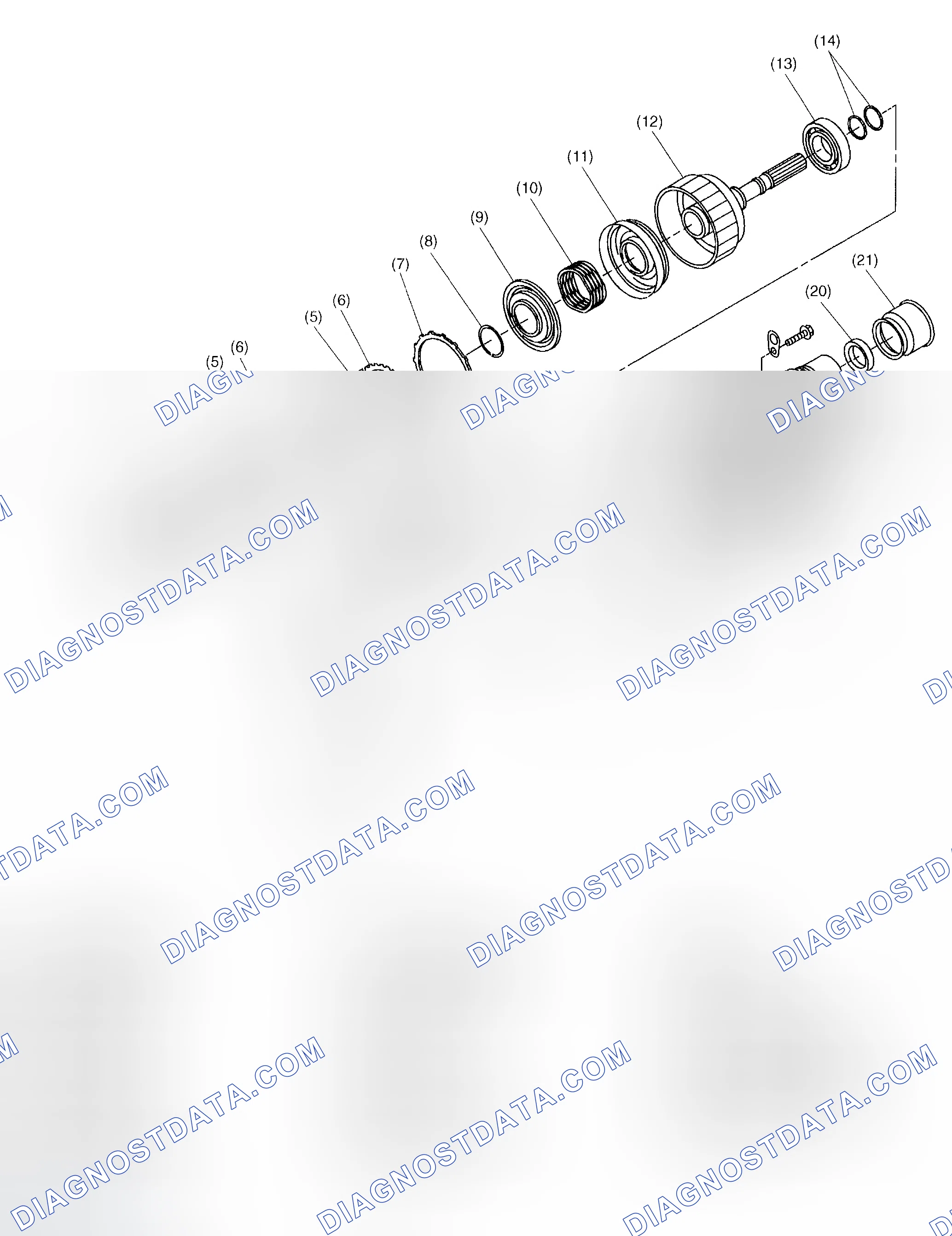 Scheme 1237: Identifying AWD Transfer System Components