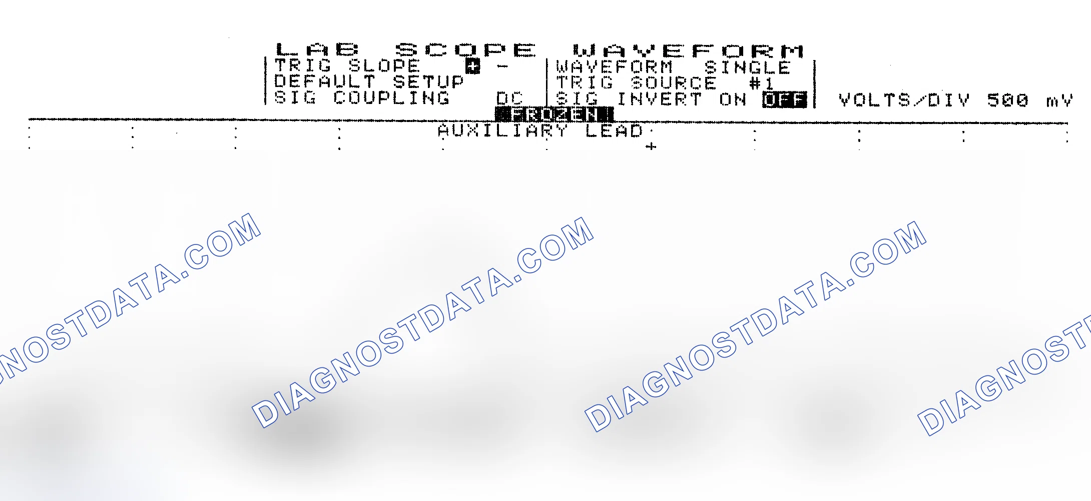 Scheme 10: Single Injector w/Excessive Current Flow - Current Pattern