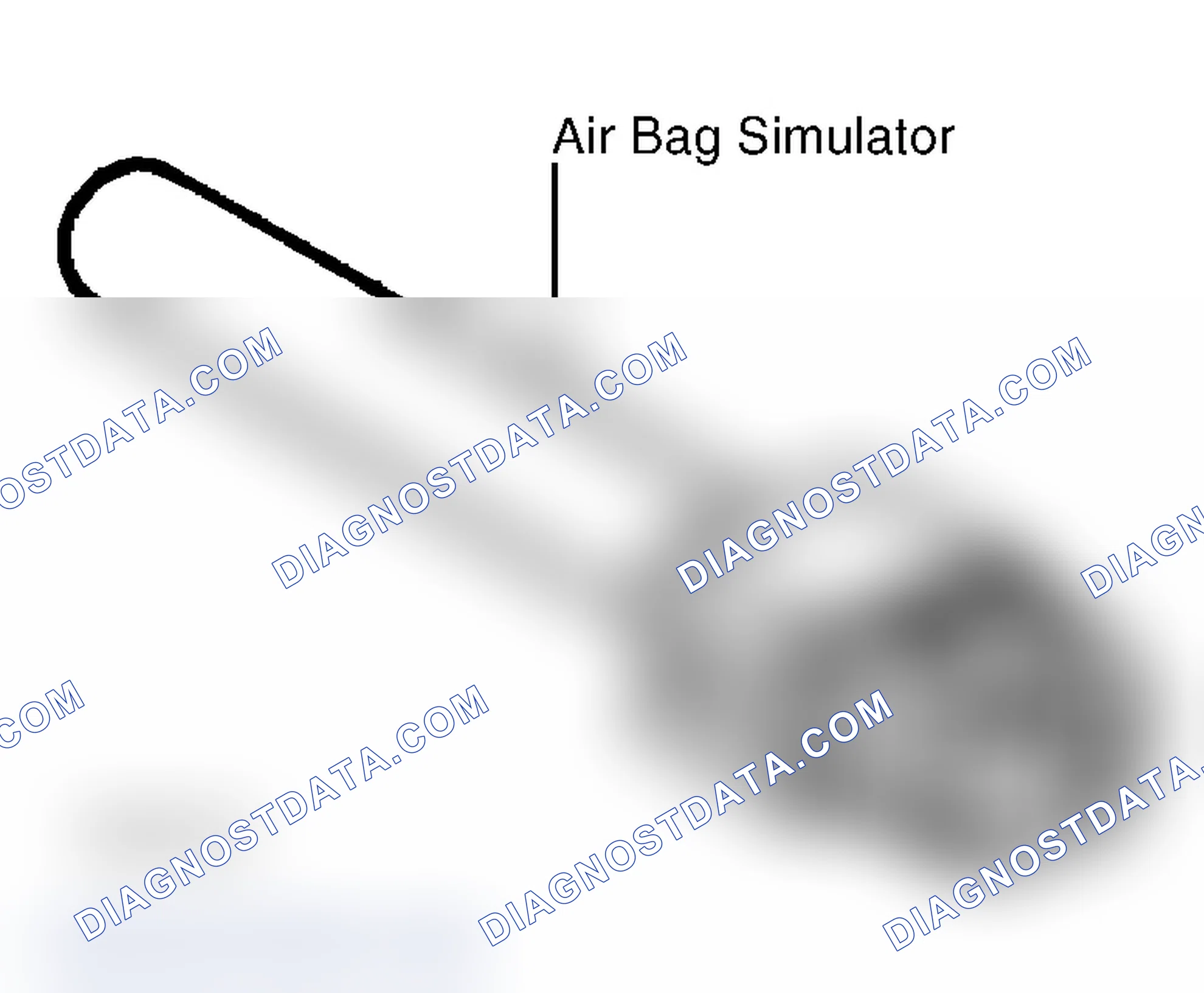 Scheme 55: AIR BAG SIMULATOR (SEATS INSTALLED)