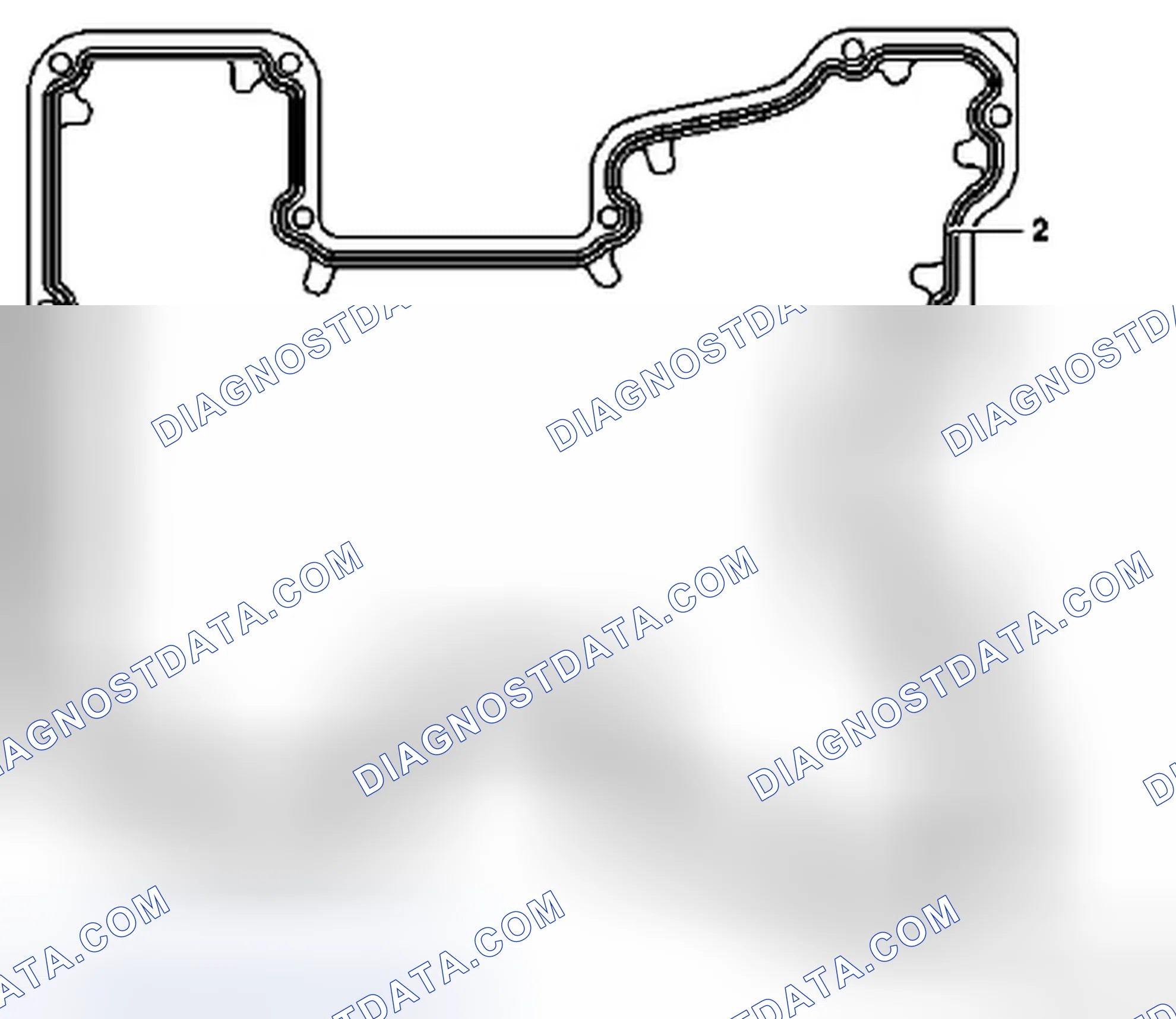 Fig. 28: Identifying Sealant Application Area On Oil Pan Bottom Section - Engines 112.912/913/946/949/951/955/961/973/976