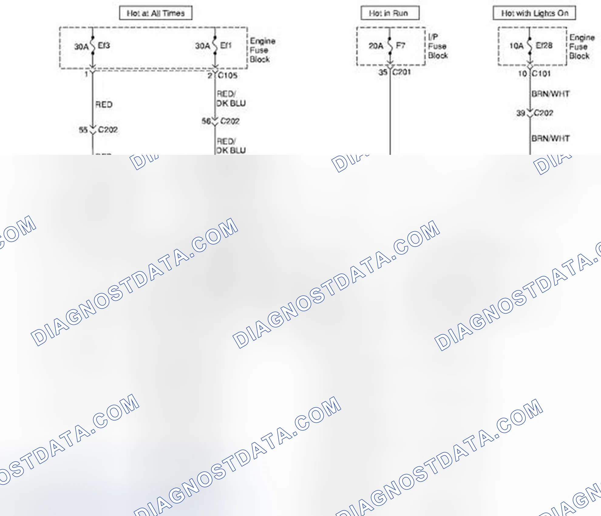 Scheme 30: Manual Control A/C Diagram (1 of 2)