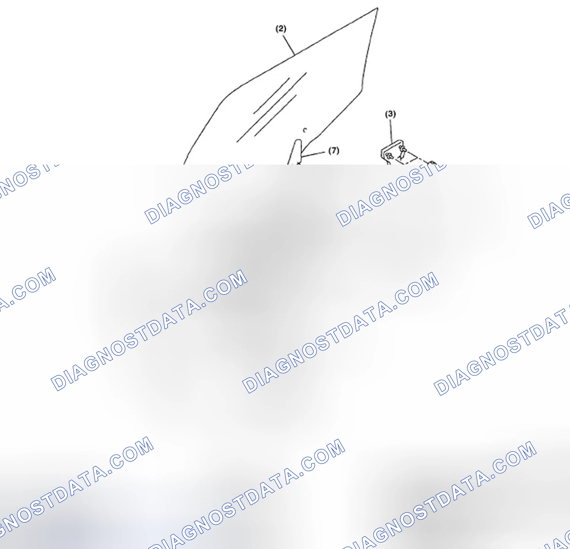 Scheme 3: REAR DOOR GLASS