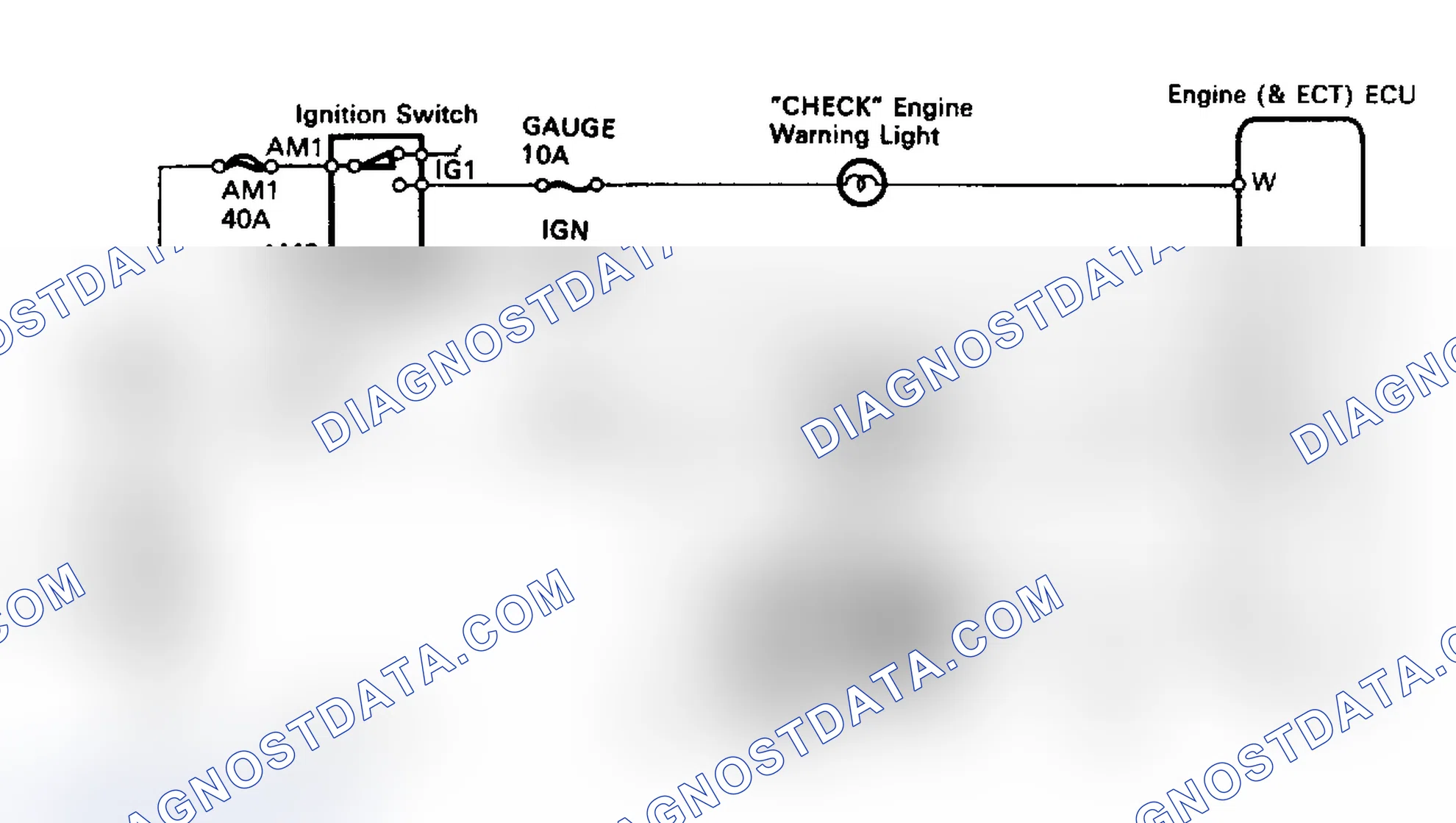 Scheme 9: Diagnostic Circuit Check Schematic (3VZ-FE V6)