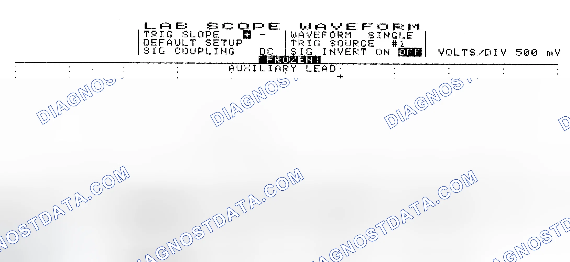 Scheme 10: Single Injector w/Excessive Current Flow - Current Pattern