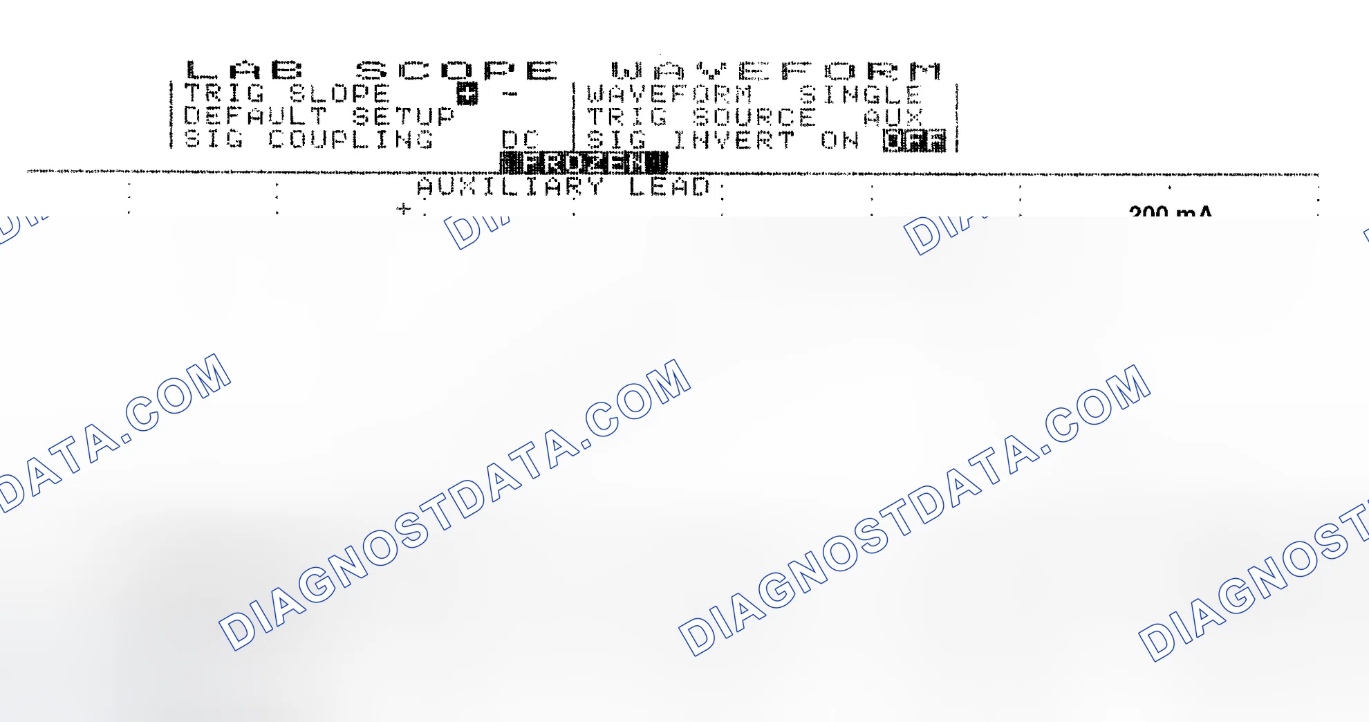 Scheme 13: Single Injector w/Normal Current Flow - Current Pattern