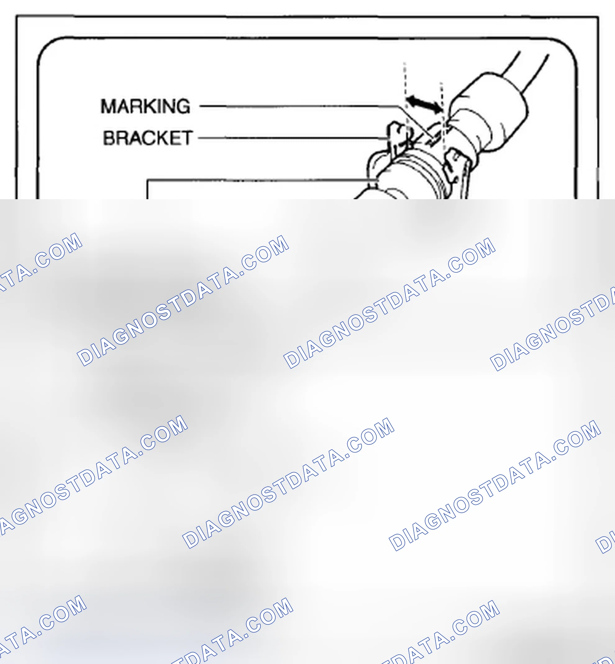Scheme 1254: Cable Outer End (Transaxle Side) Installation Note