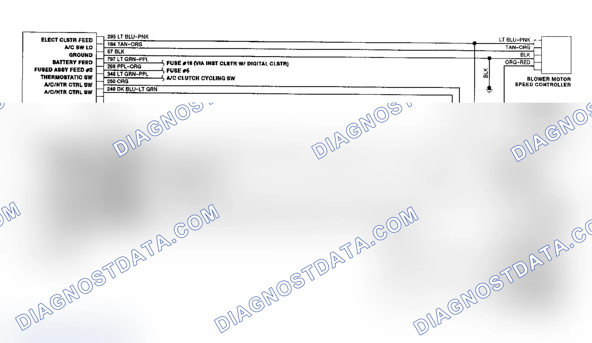 Scheme 6: 1989 Sable & Taurus EATC Wiring Diagram (1 of 2)