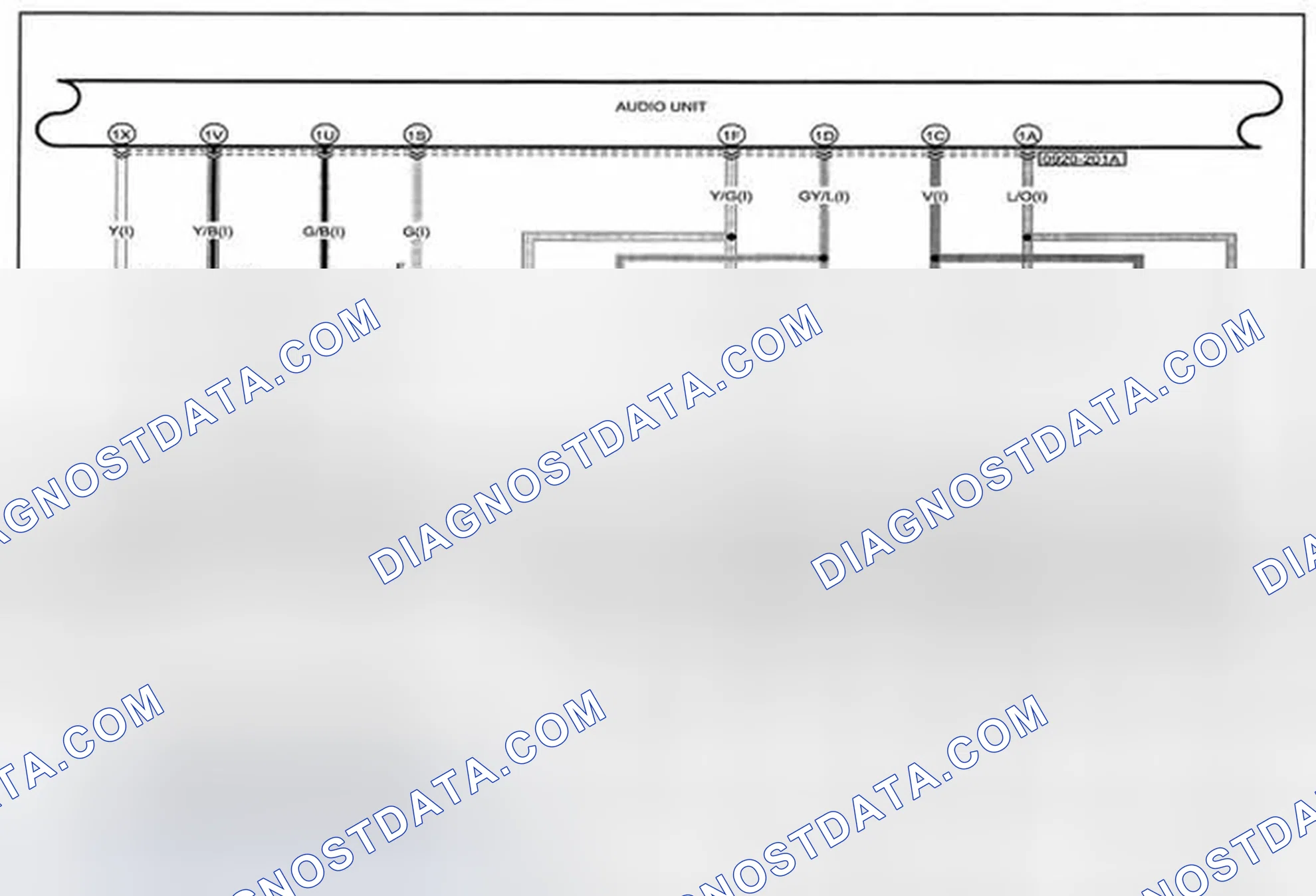 Scheme 288: Audio System (Except Bose® Type Audio) Wiring Diagram - 0920-2c (1 Of 2)