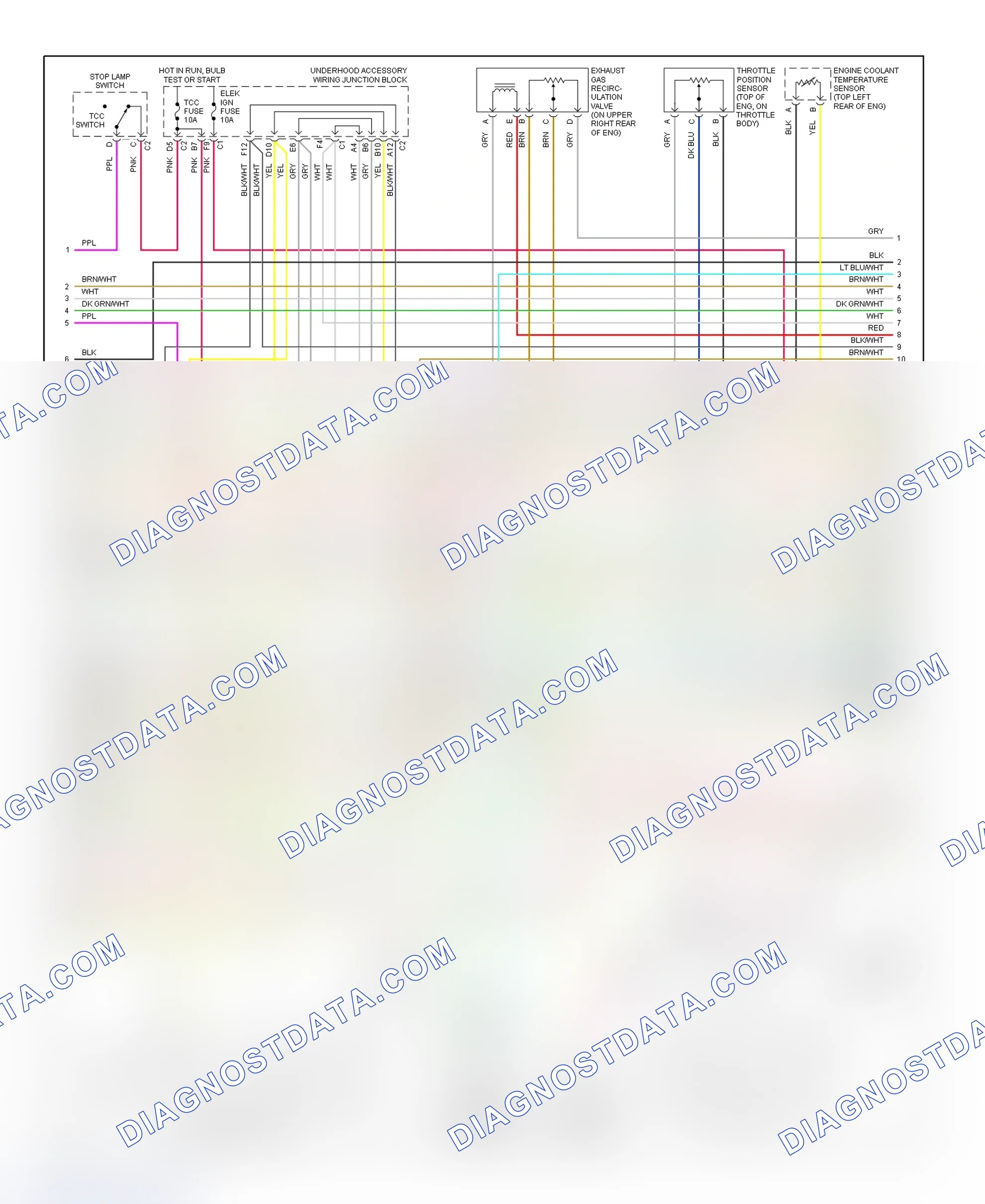 Scheme 148: PCM Wiring Diagram (Montana, Silhouette & Venture - 3.4L - 3 Of 4)