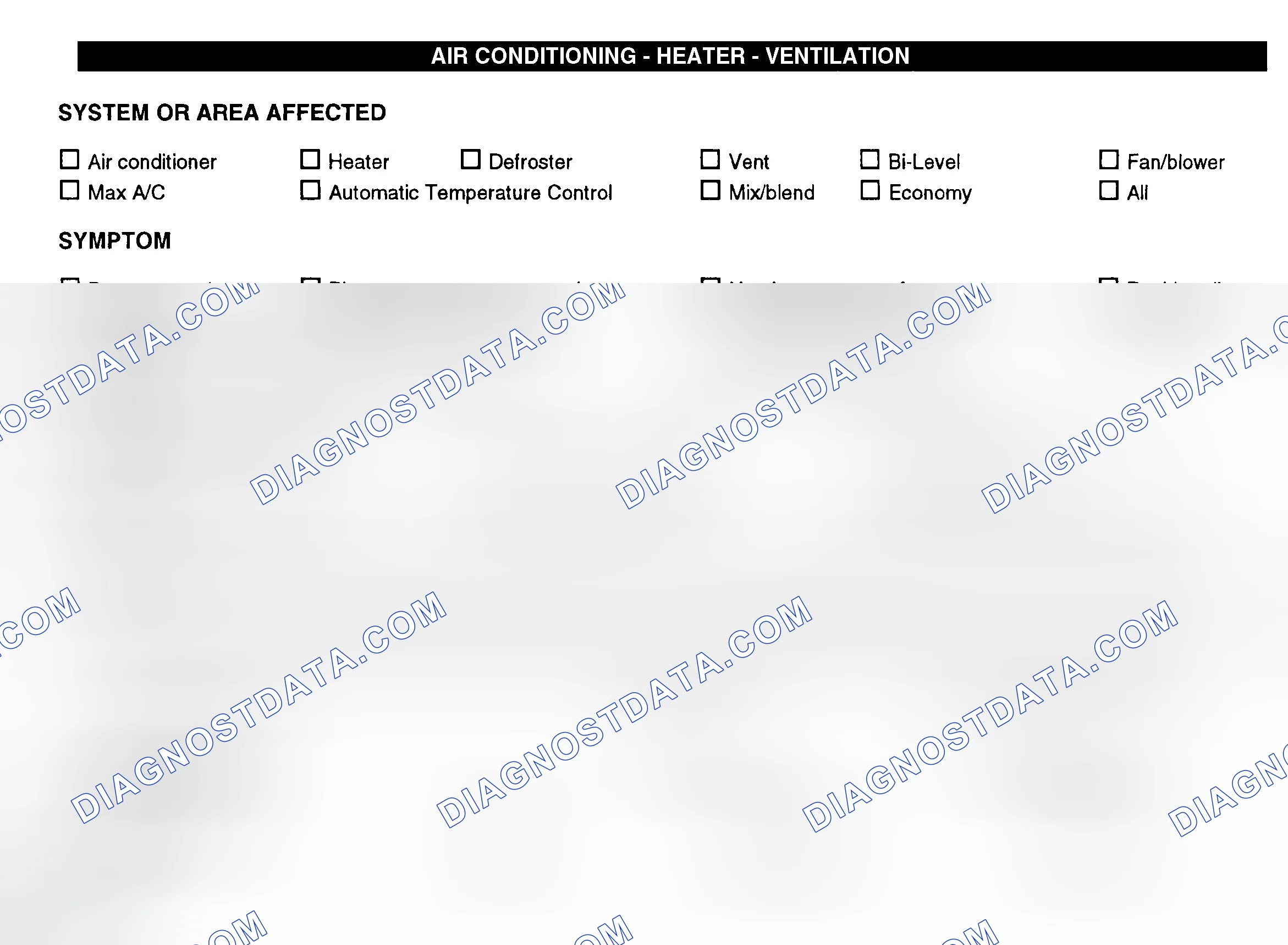 Scheme 8: Air Conditioning, Heater & Ventilation