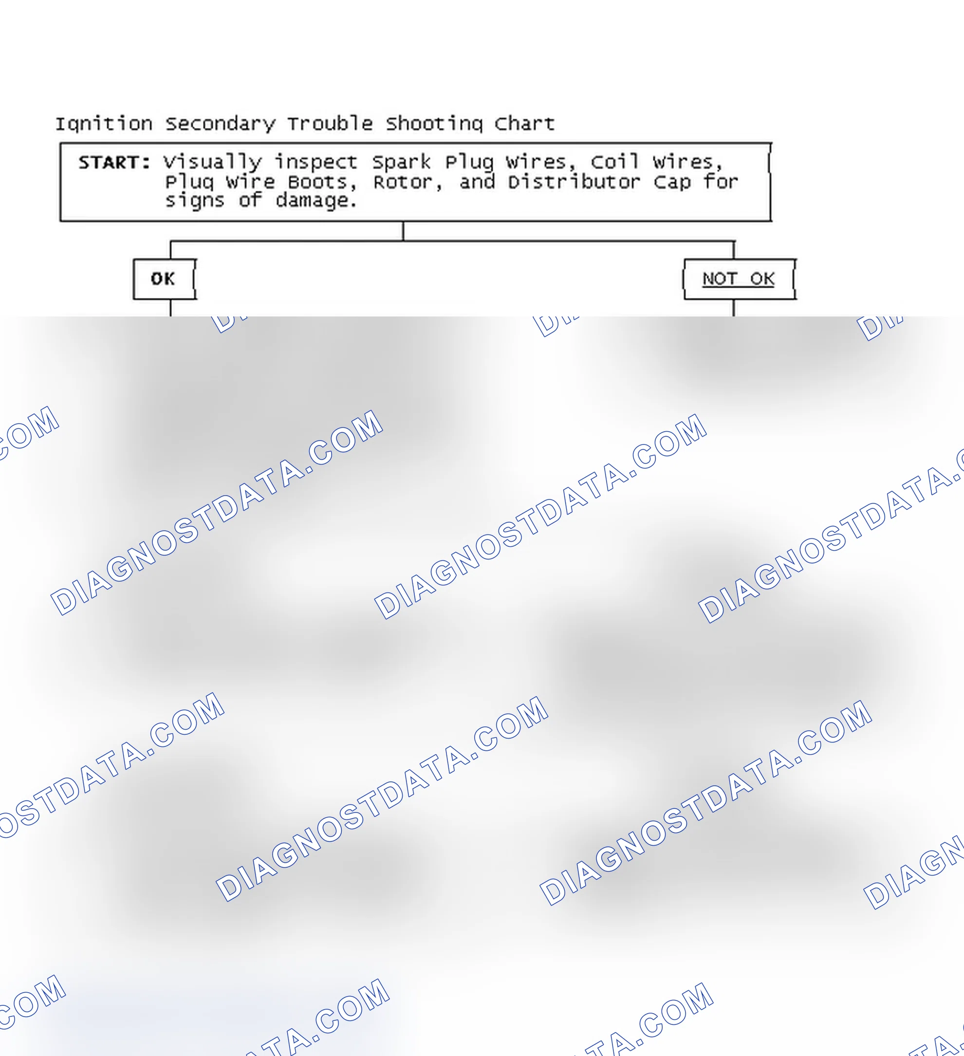 Scheme 1: Ignition Secondary Trouble Shooting Chart