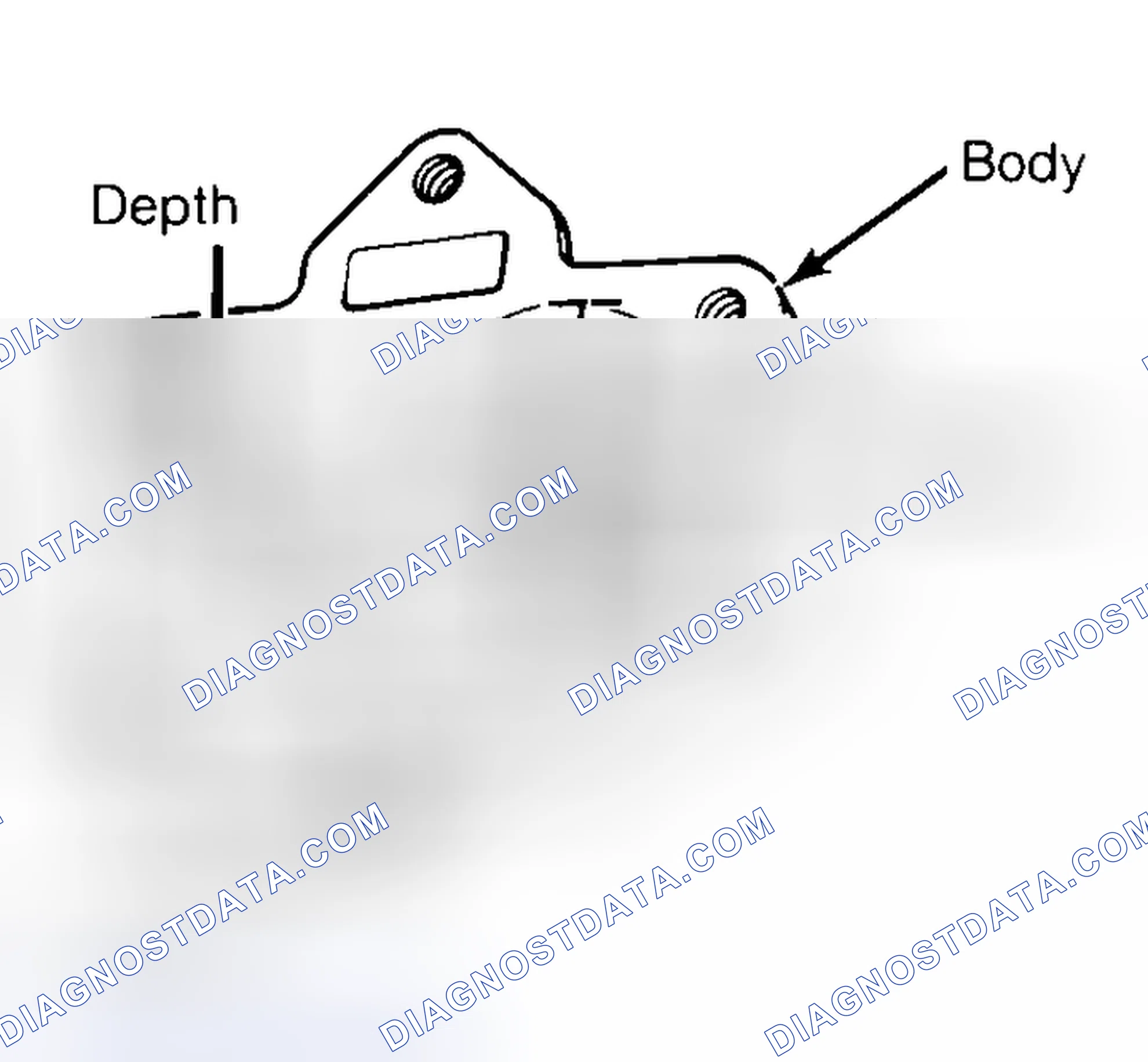 Scheme 35: Measuring Oil Pump Gear Cavity