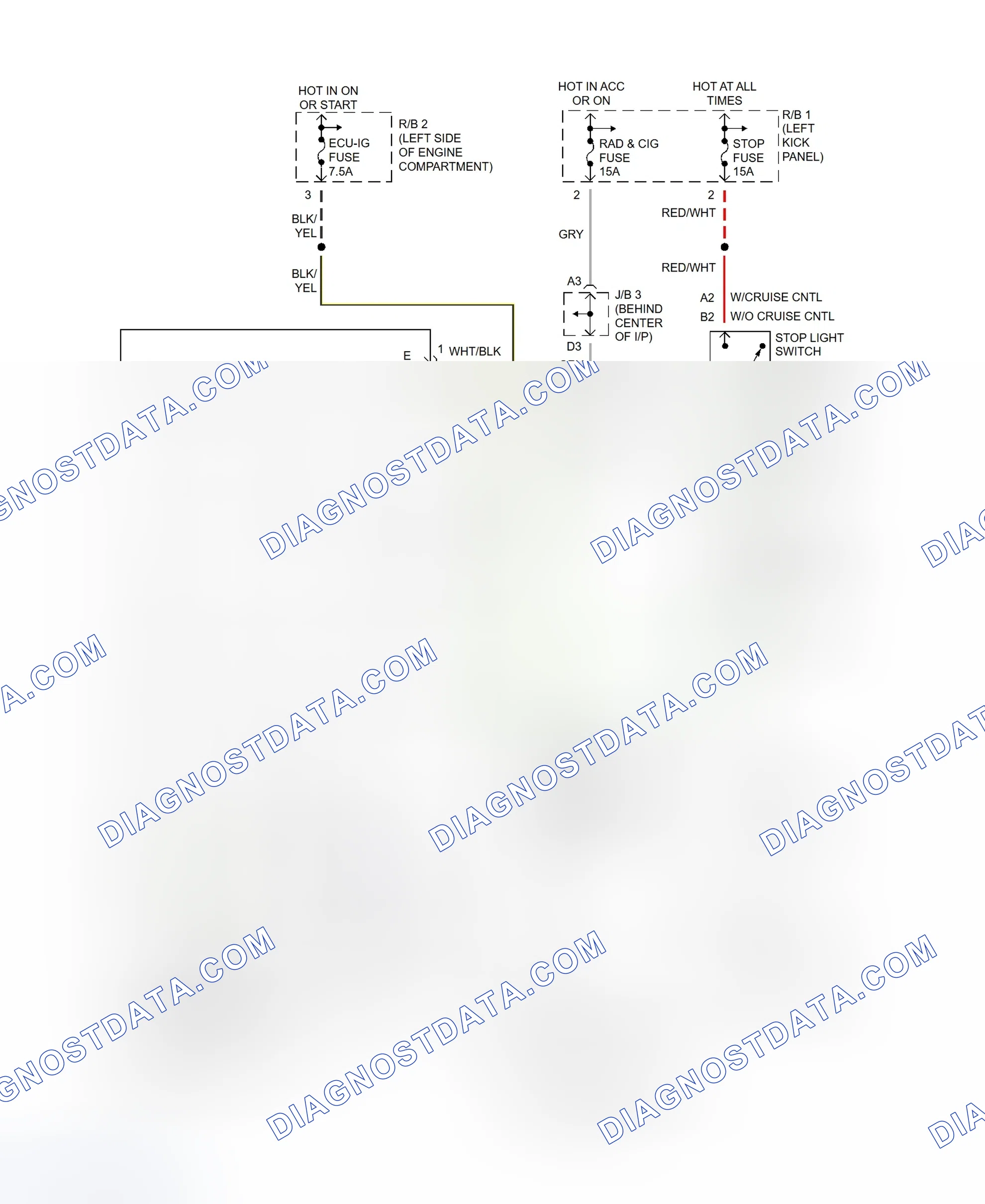 Scheme 10: Shift Interlock System Wiring Diagram (MR2)