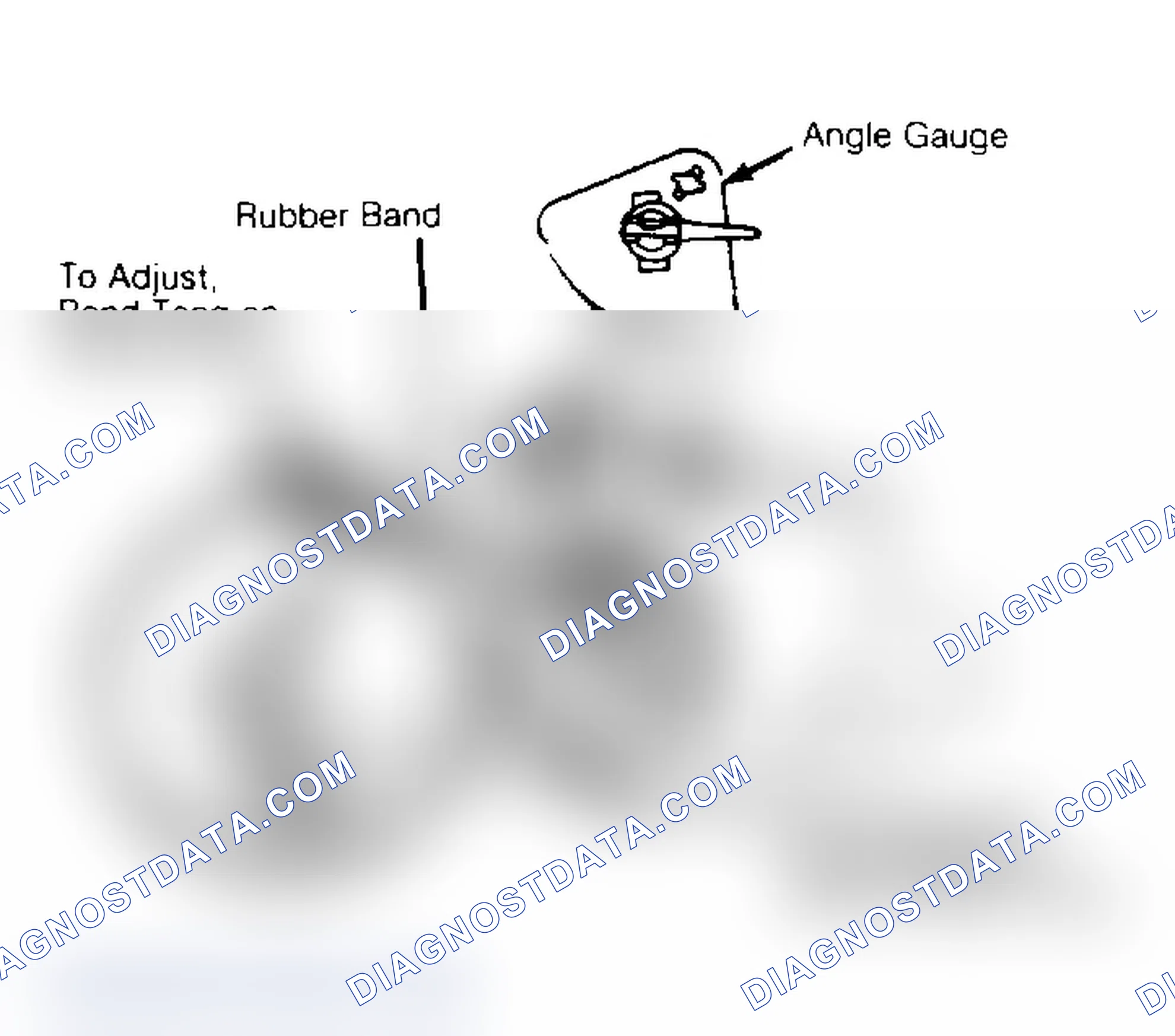 Scheme 57: Choke Rod (Fast Idle Cam) Adjustment Bend tang on fast idle cam to adjust.