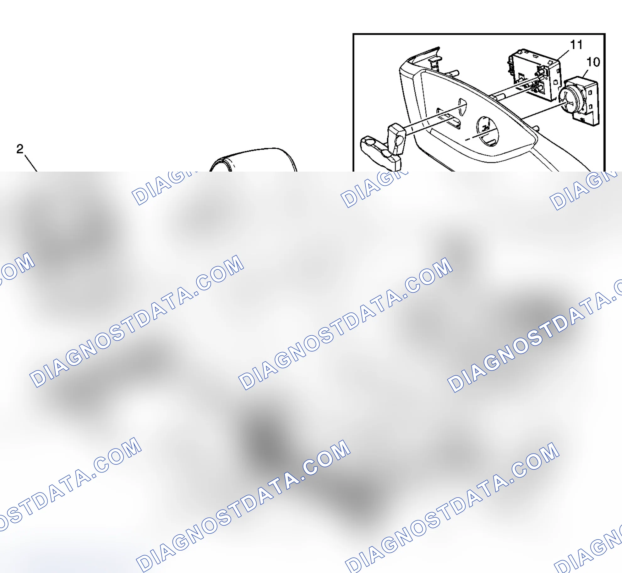Scheme 19: Side Cover Assemblies, Adjuster Switch, Lumbar Switch, Back Panel Replacement - Front Seat