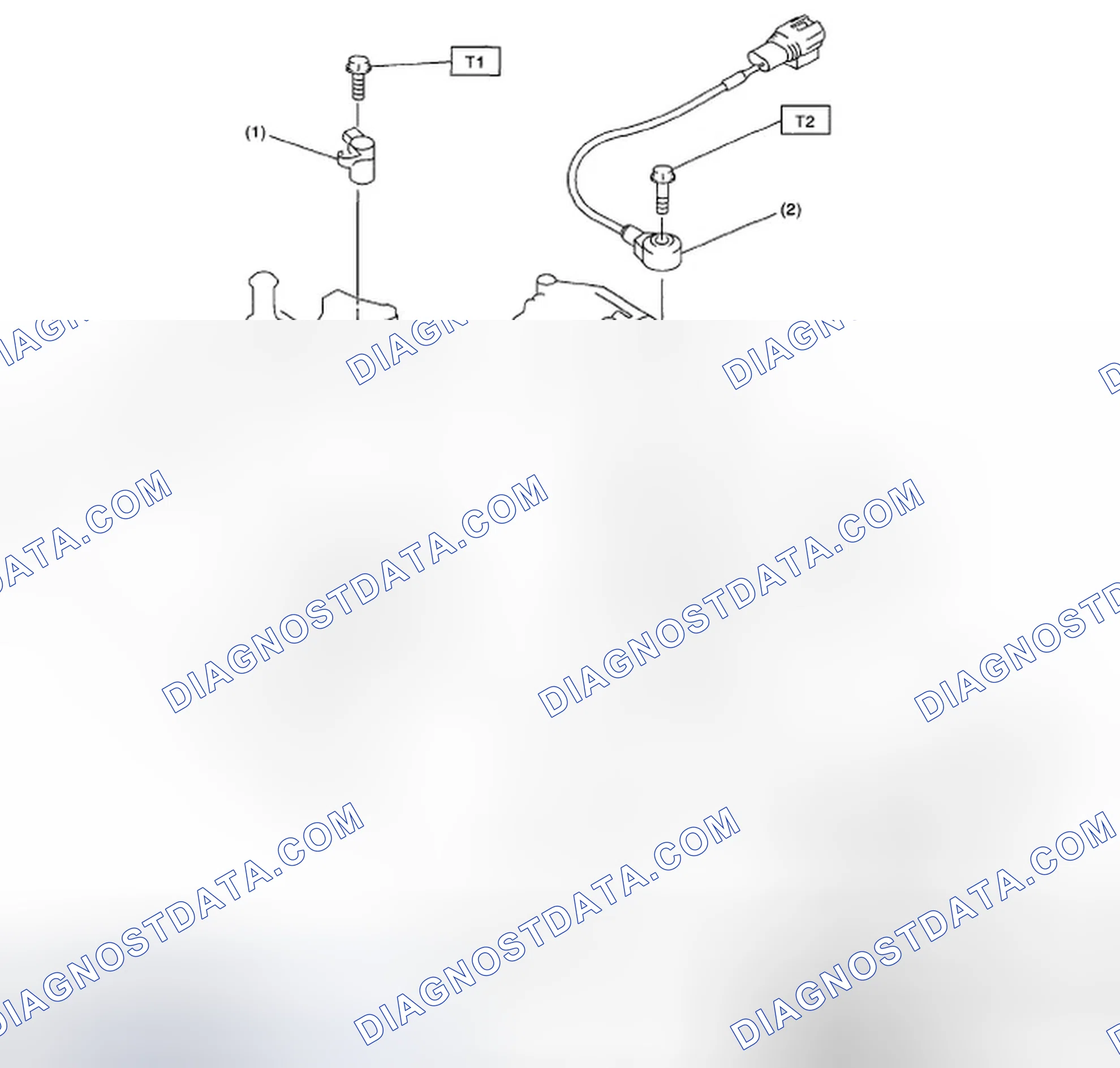 Scheme 82: CRANKSHAFT POSITION, CAMSHAFT POSITION AND KNOCK SENSORS