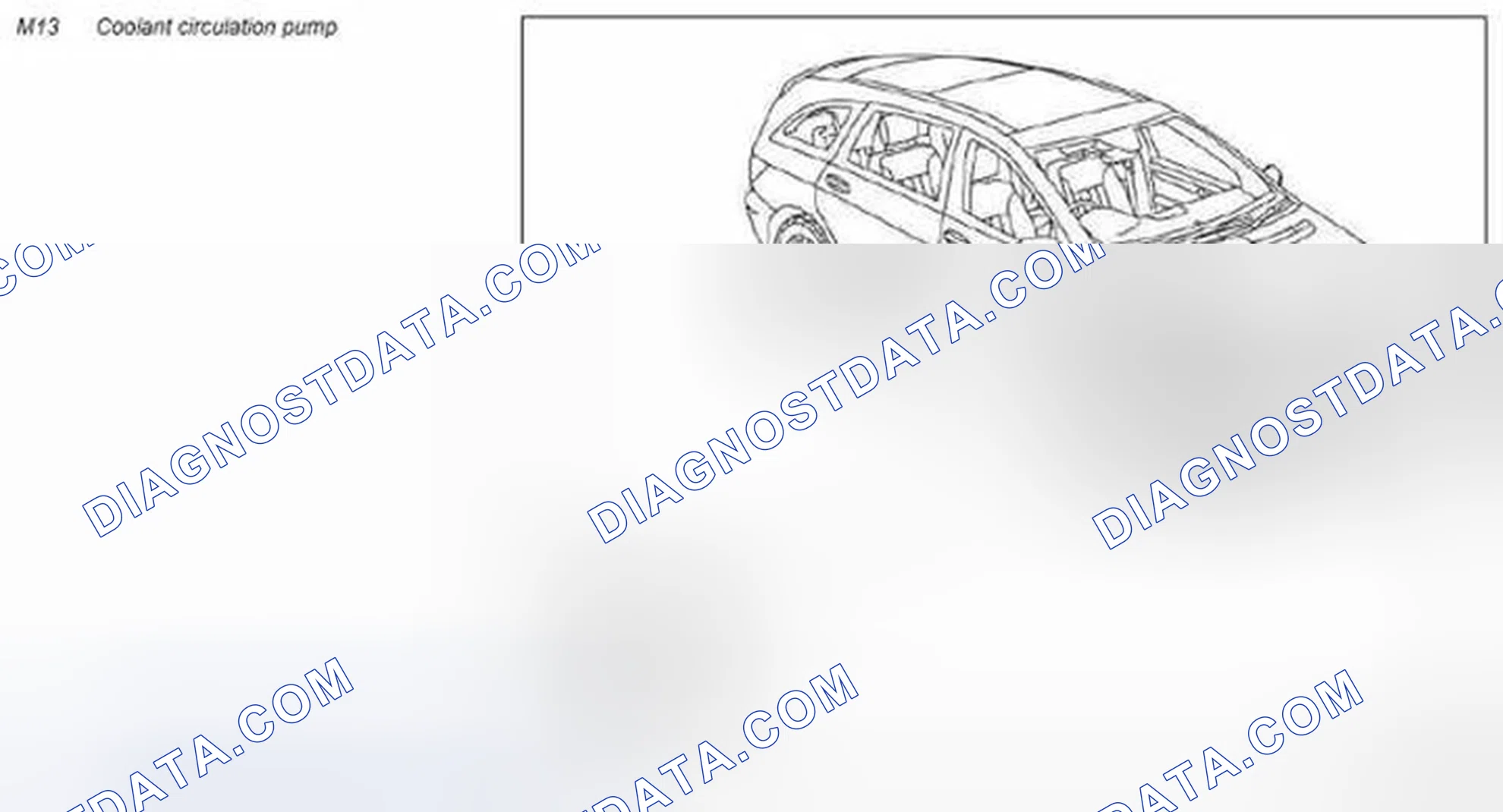 Scheme 205: Coolant circulation pump, component description - GF83.75-P-2110RT