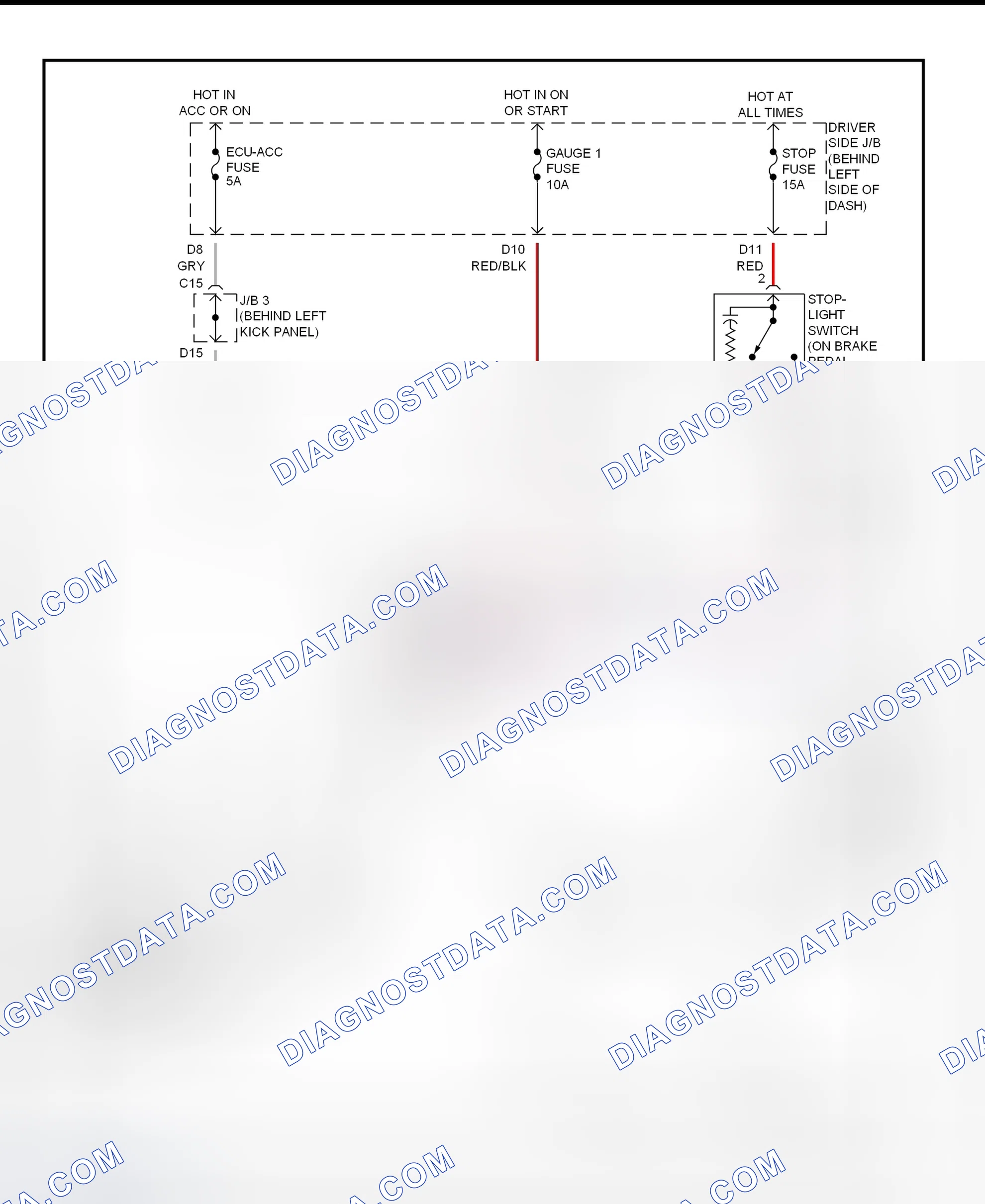 Scheme 223: Shift Interlock System Wiring Diagram (2002 - Toyota Avalon)