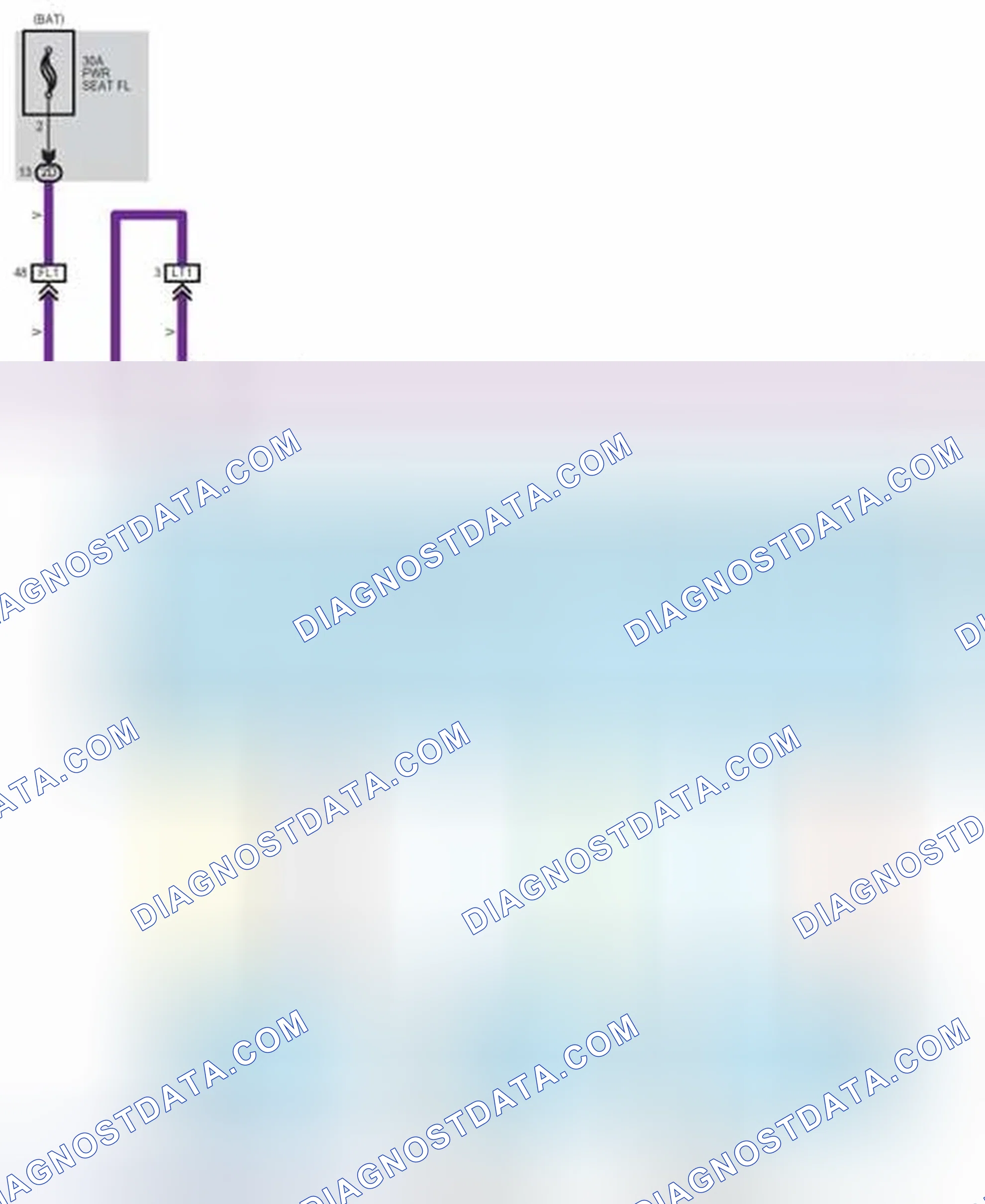 Scheme 346: Power Seat (Driver's Seat w/o Seat Position Memory)
