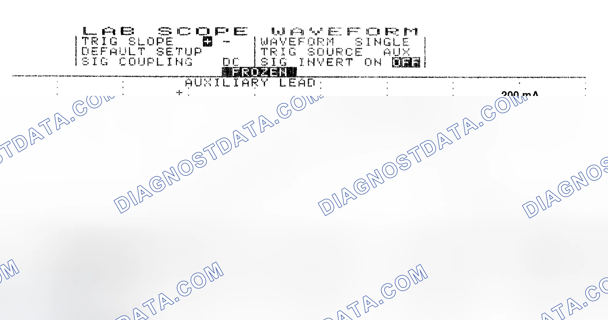 Scheme 13: Single Injector w/Normal Current Flow - Current Pattern