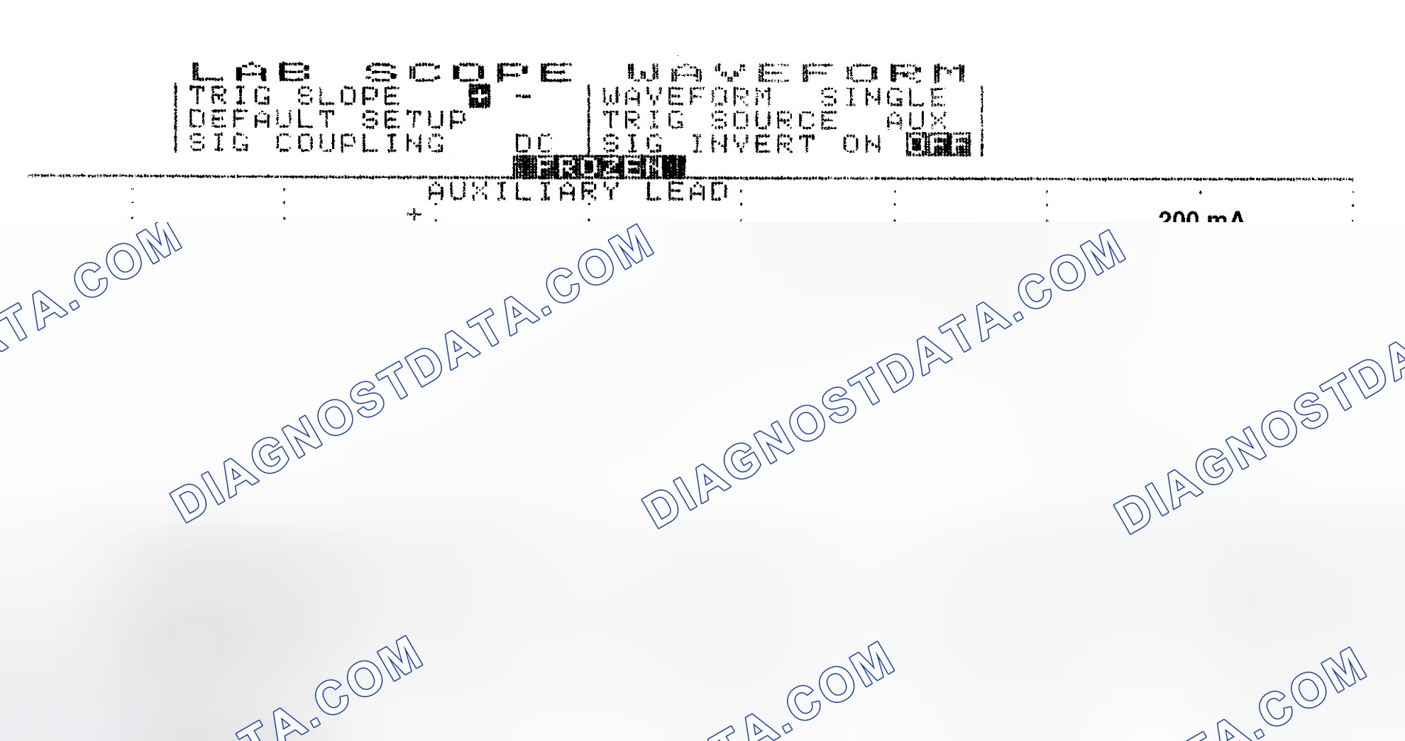 Scheme 13: Single Injector w/Normal Current Flow - Current Pattern
