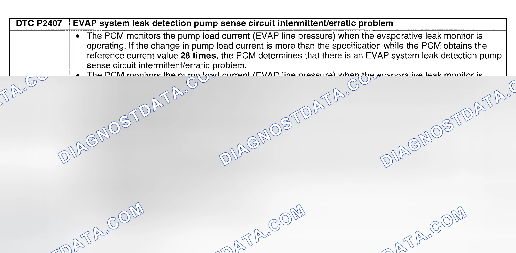 Scheme 337: DTC P2407: EVAP SYSTEM LEAK DETECTION PUMP SENSE CIRCUIT INTERMITTENT/ERRATIC PROBLEM