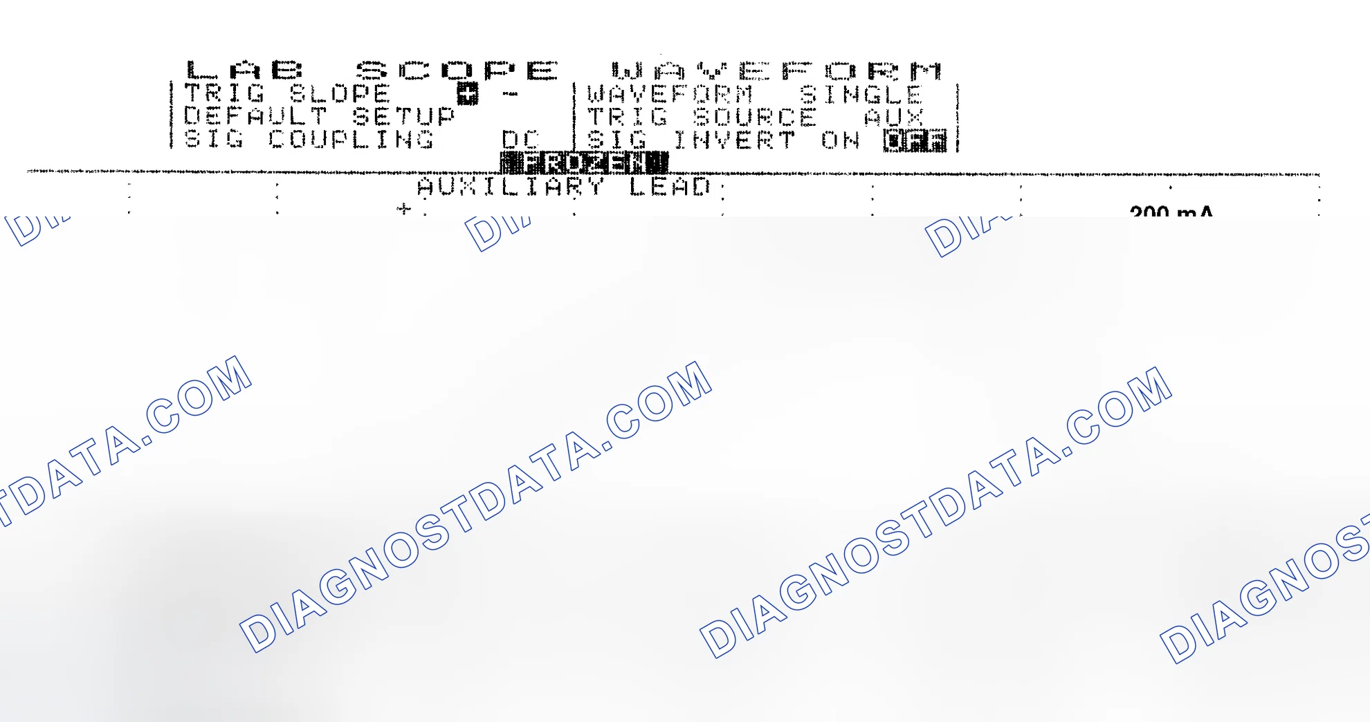 Scheme 13: Single Injector w/Normal Current Flow - Current Pattern