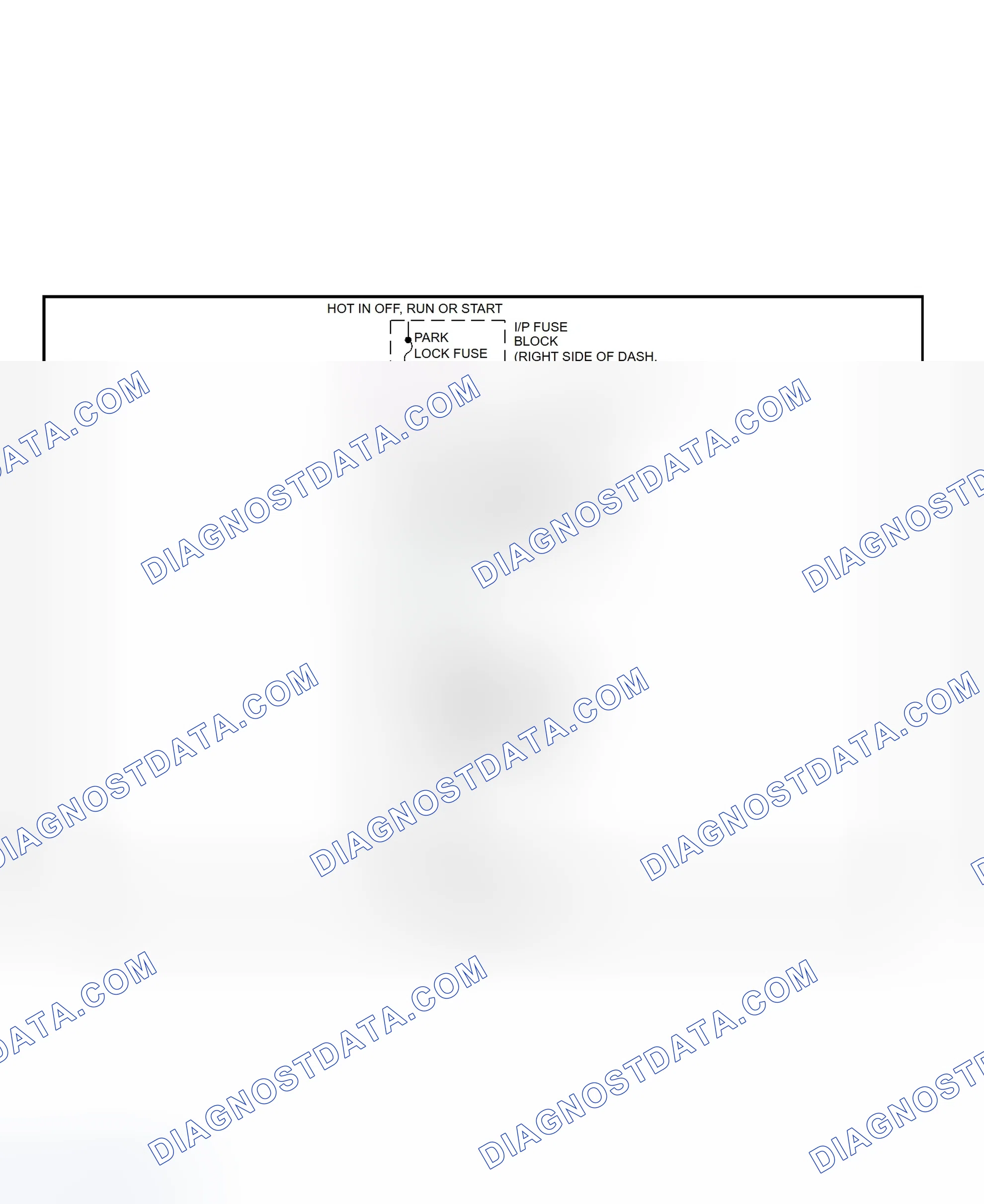 Scheme 24: Park lock System Wiring Diagram (1999 Regal)