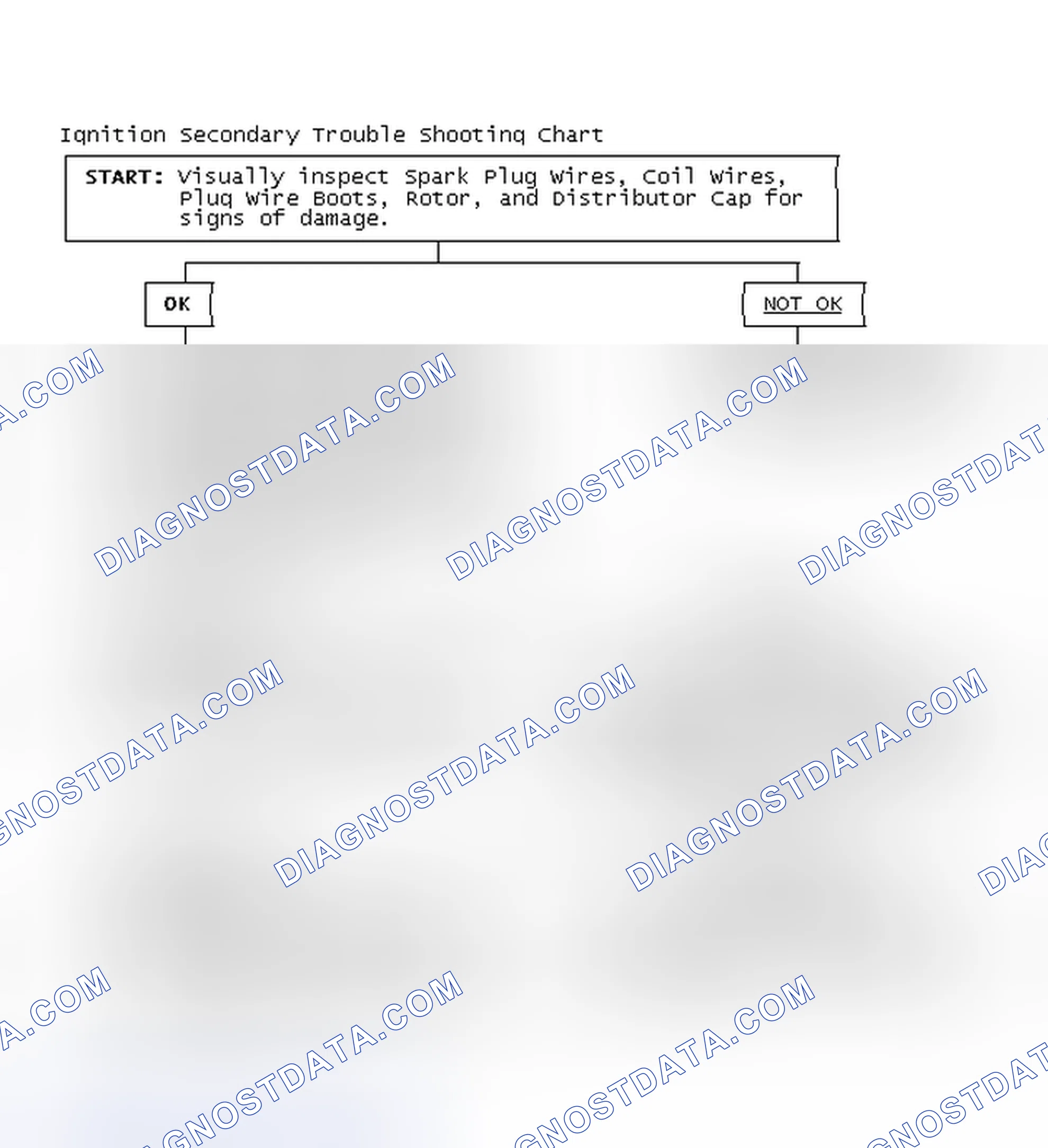 Scheme 1: Ignition Secondary Trouble Shooting Chart