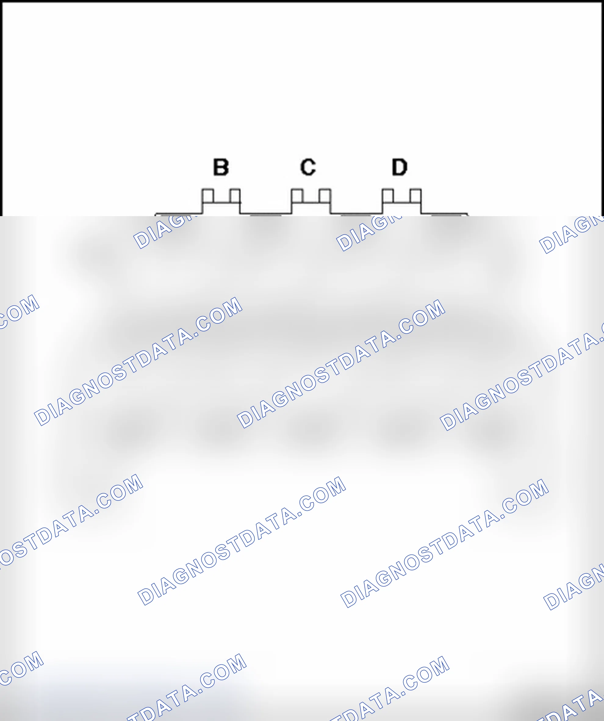 Scheme 373: 9-compartment relay and fuse carrier behind storage compartment on drivers side