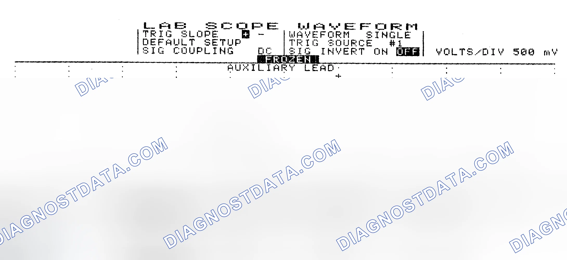 Scheme 10: Single Injector w/Excessive Current Flow - Current Pattern