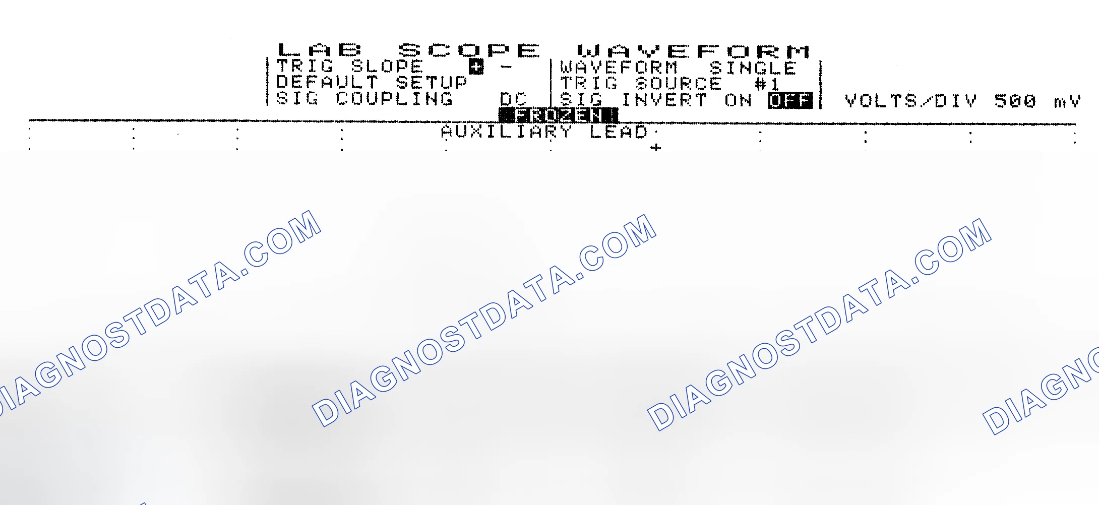 Scheme 10: Single Injector w/Excessive Current Flow - Current Pattern