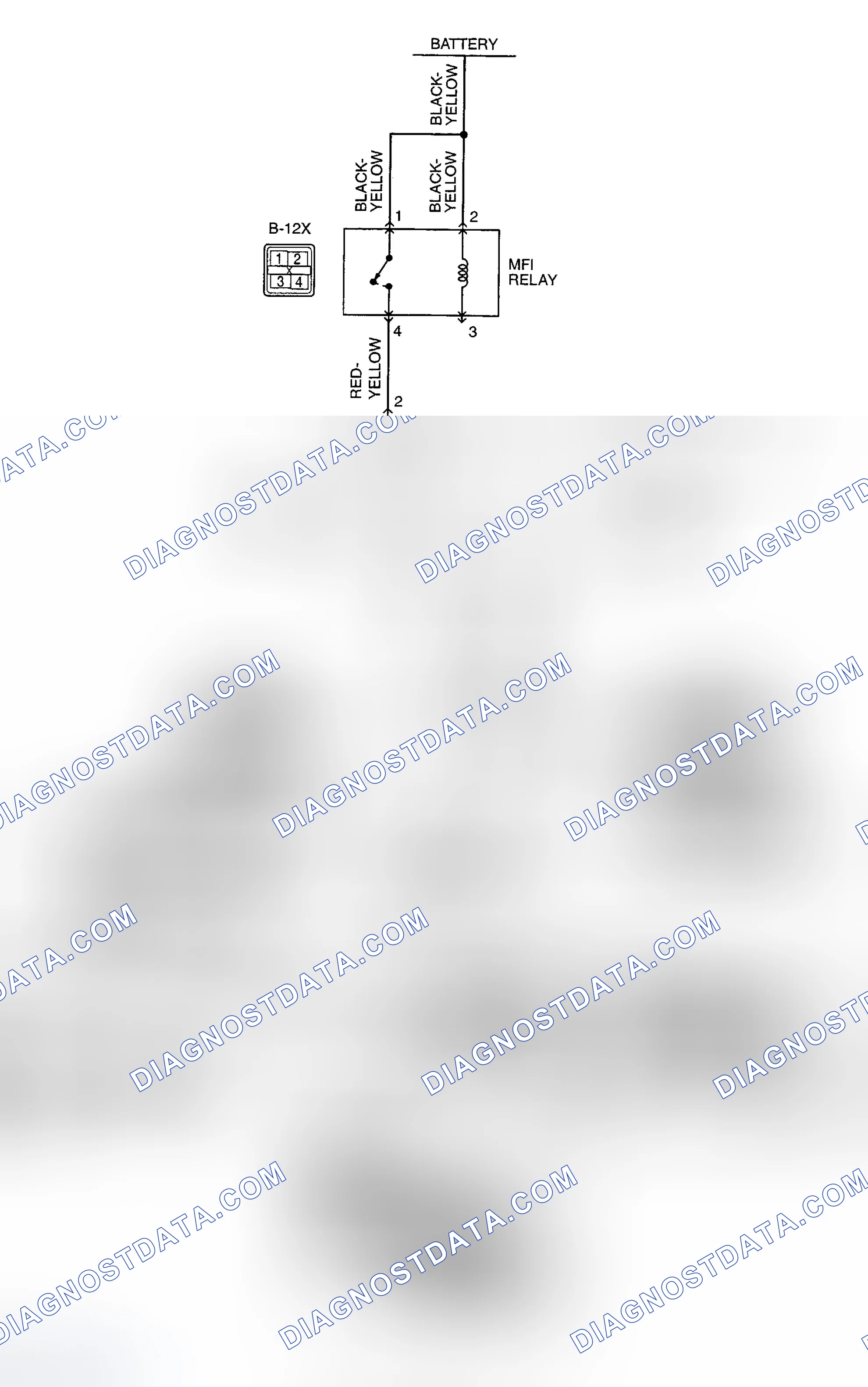 Scheme 14: DTC P0335: CRANKSHAFT POSITION SENSOR CIRCUIT