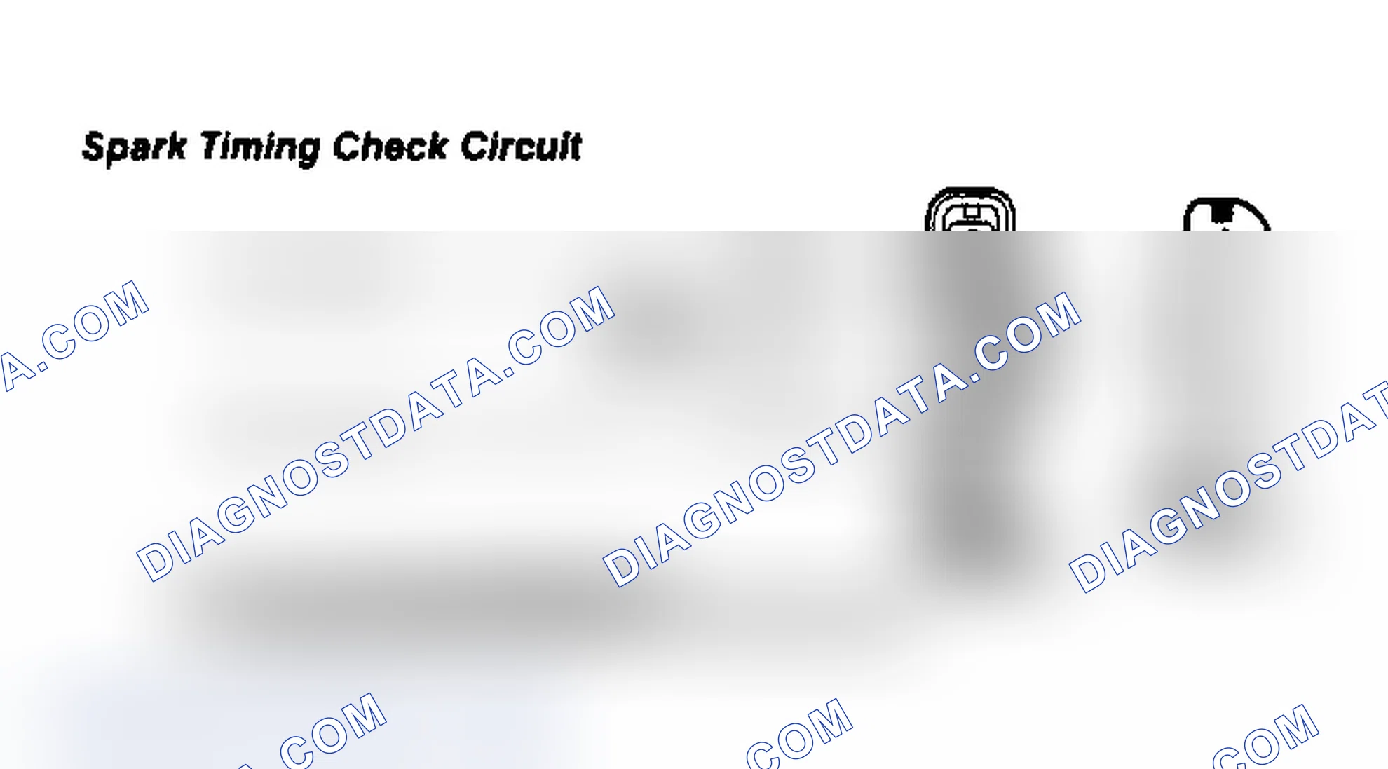 Scheme 37: Spark Timing Check Circuit