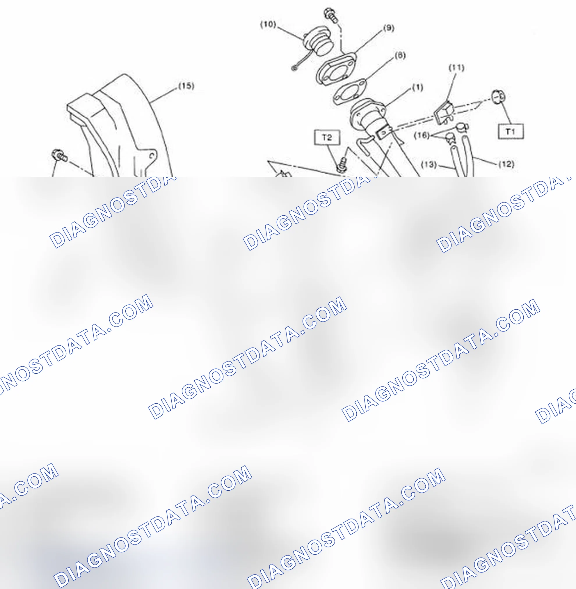 Scheme 231: Exploded View Of Fuel Filler Pipe With Torque Specifications