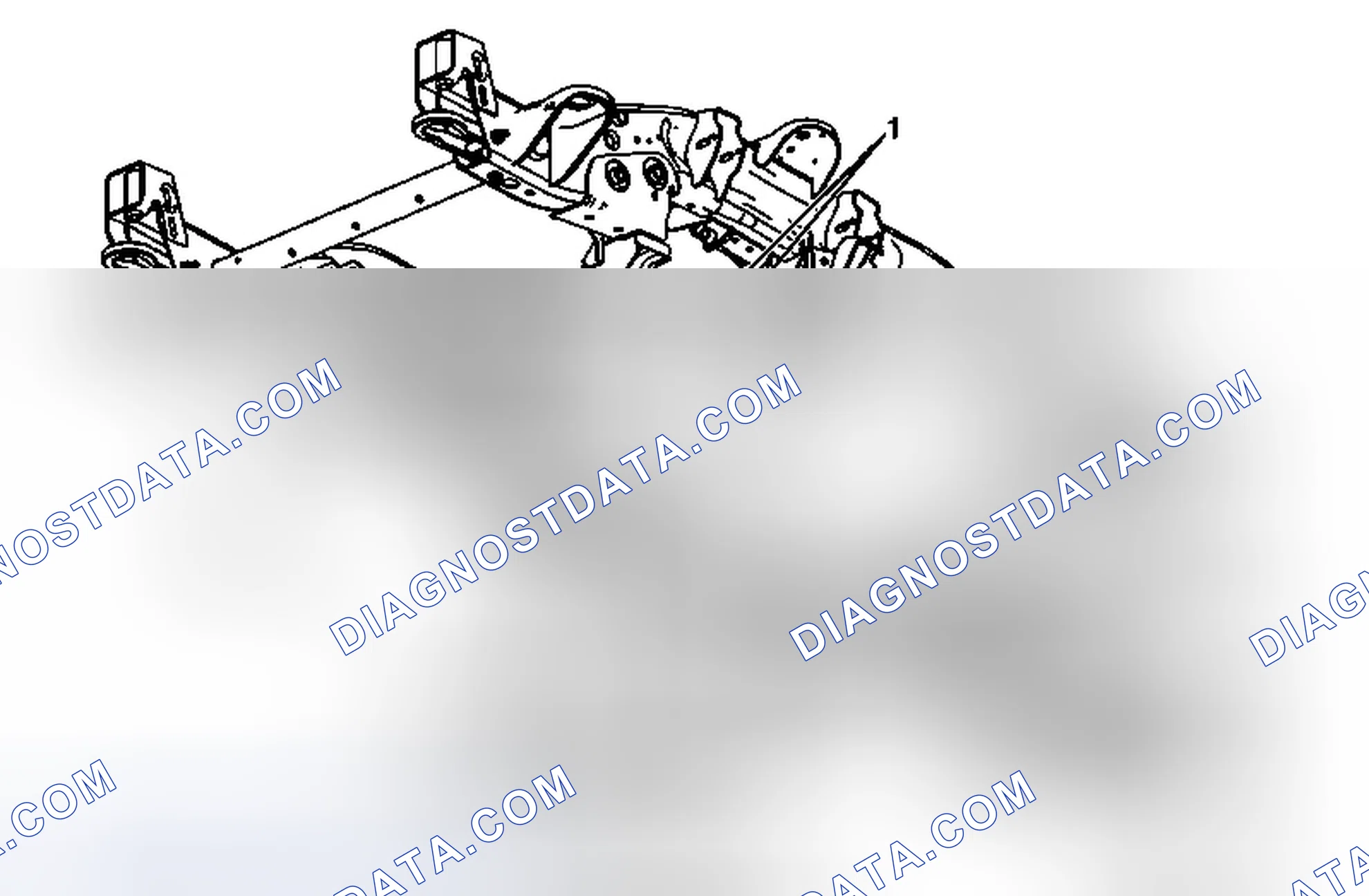 Scheme 5: Drivetrain and Front Suspension Frame Front Crossmember Replacement (2WD 2500HD, 3500)